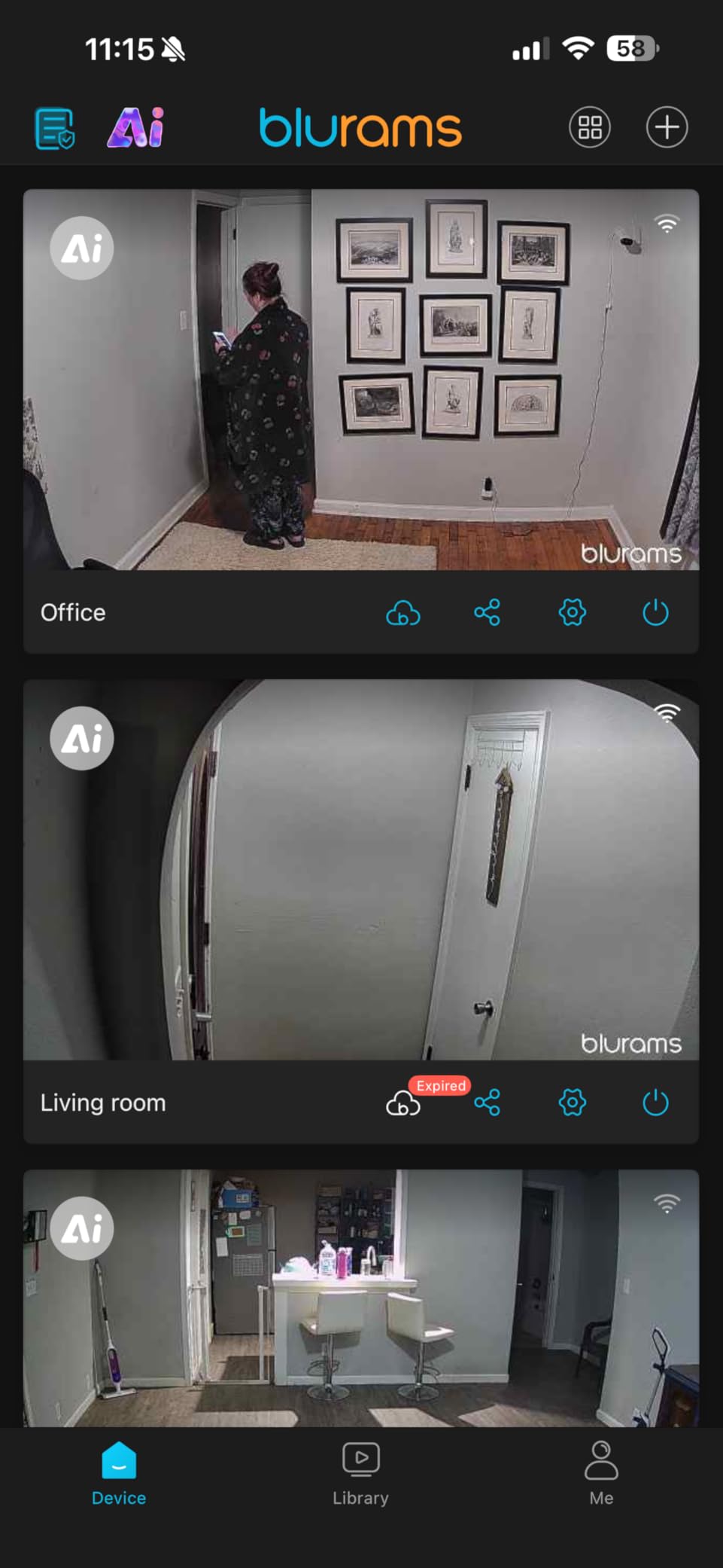 blurams 5G Cameras for Home Security, 360° PTZ Pet/Dog Indoor Camera, 2Pack | 2K, Dual-Band WiFi6, Free Human/Motion/Sound Detection, 2-Way Talk, Night Vision, Works with Alexa & Google Assistant customer photo 2