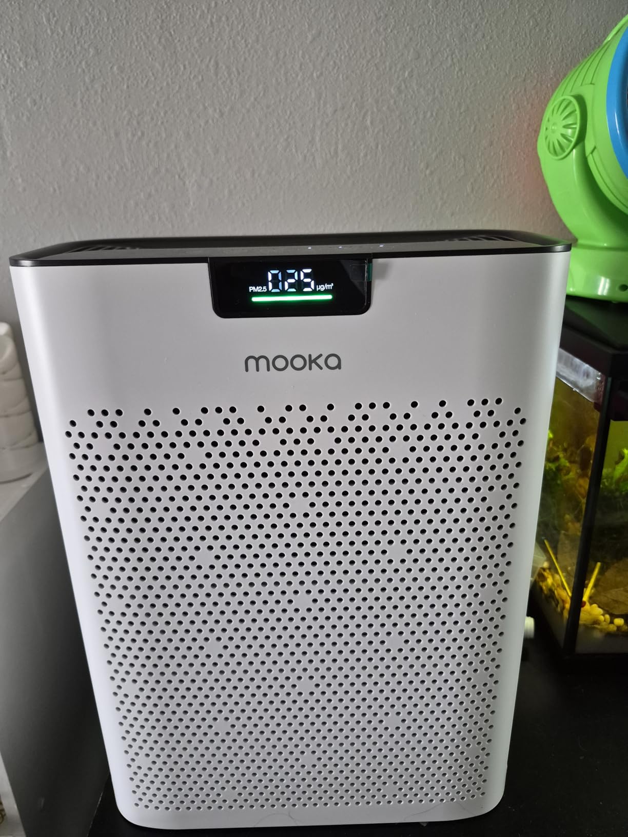 MOOKA Air Purifier for Home Bedroom Large Room 2200 Ft², HEPA Filter, Washable Pre-Filter, Auto Mode, PM2.5 Air Quality Monitor, KJ190H customer photo 1