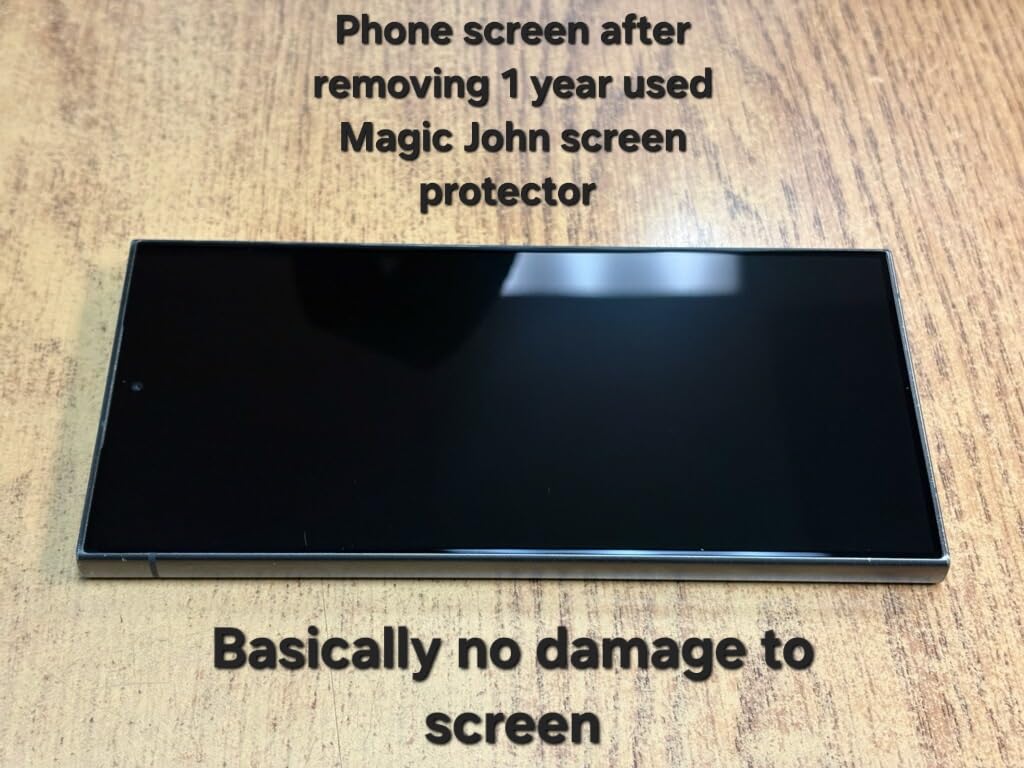 MAGIC JOHN 2 Pack for Samsung Galaxy S24 Ultra Privacy Screen Protector customer photo 1