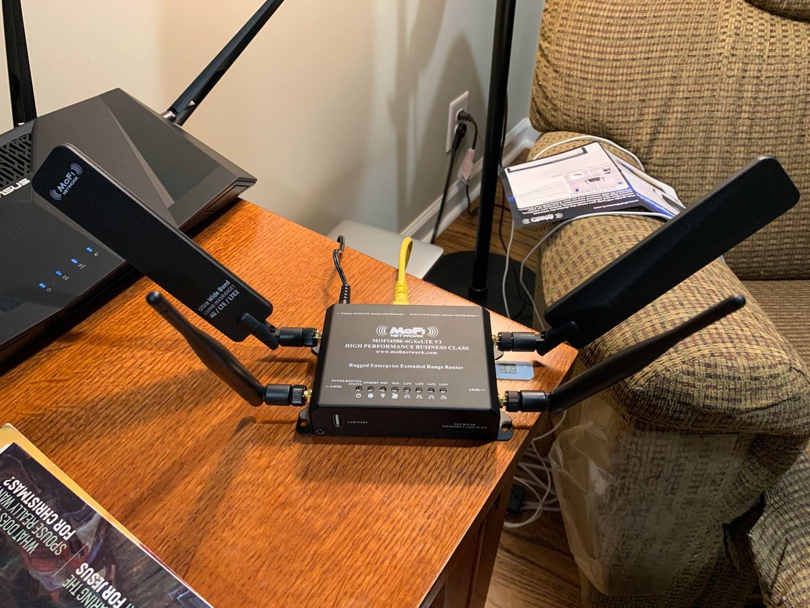 MOFINETWORK MOFI6500-5GXeLTE-RM520-HP 4G LTE 5G Dual SIM Cellular Router | Amplified Wi-Fi6 | Auto Failover, Business-Class Performance | Compatible with Verizon, AT&T, T-Mobile, and More | VPN Router customer photo 2
