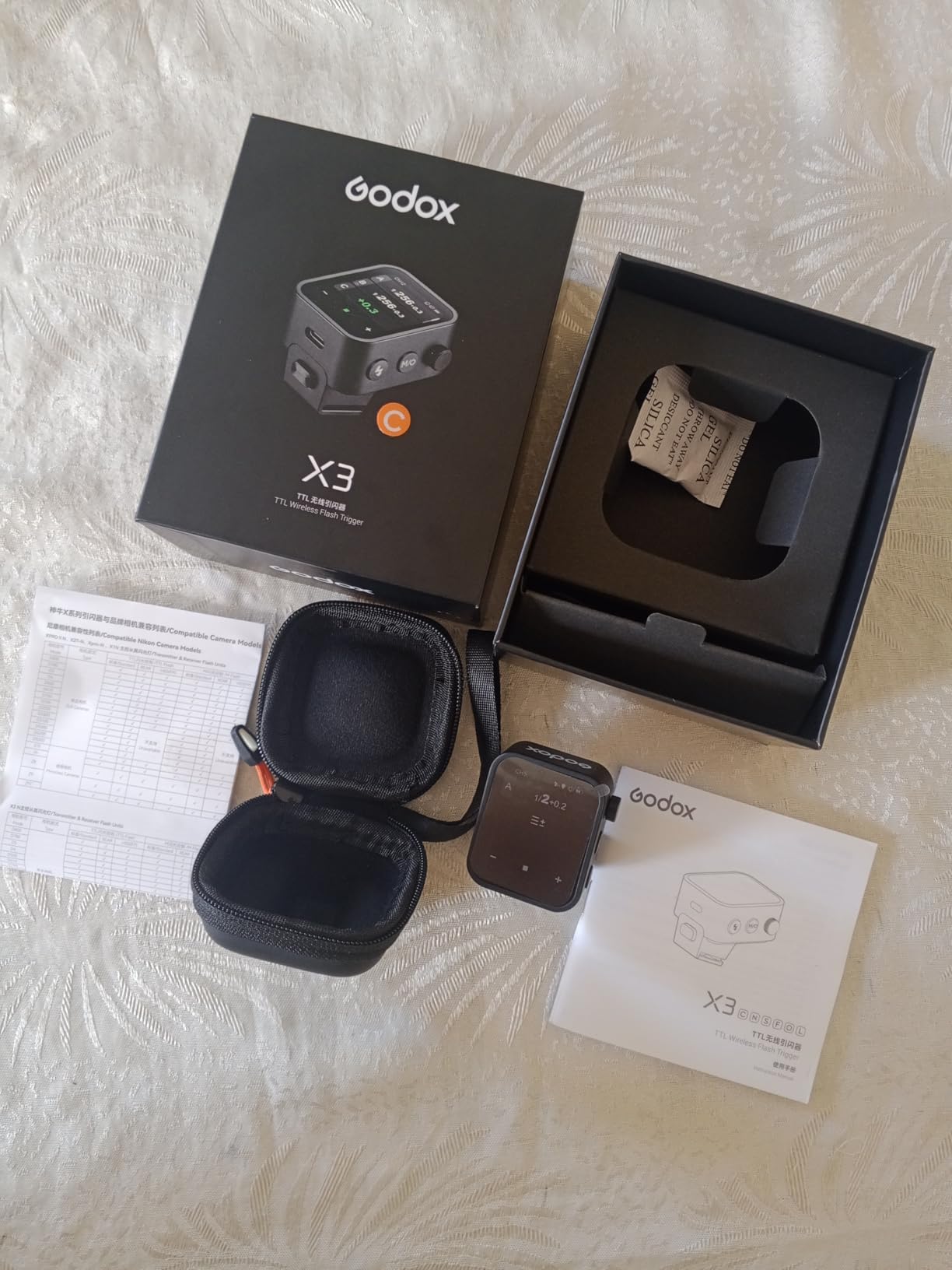 Godox X3C X3 C X3-C TTL Wireless Flash Trigger Compatible for Canon Camera, OLED Touchscreen Flash Transmitter, Built-in Lithium Battery+Quick Charge (Upgrade Version of X2T-C/Xpro-C/XProII-C) customer photo 2