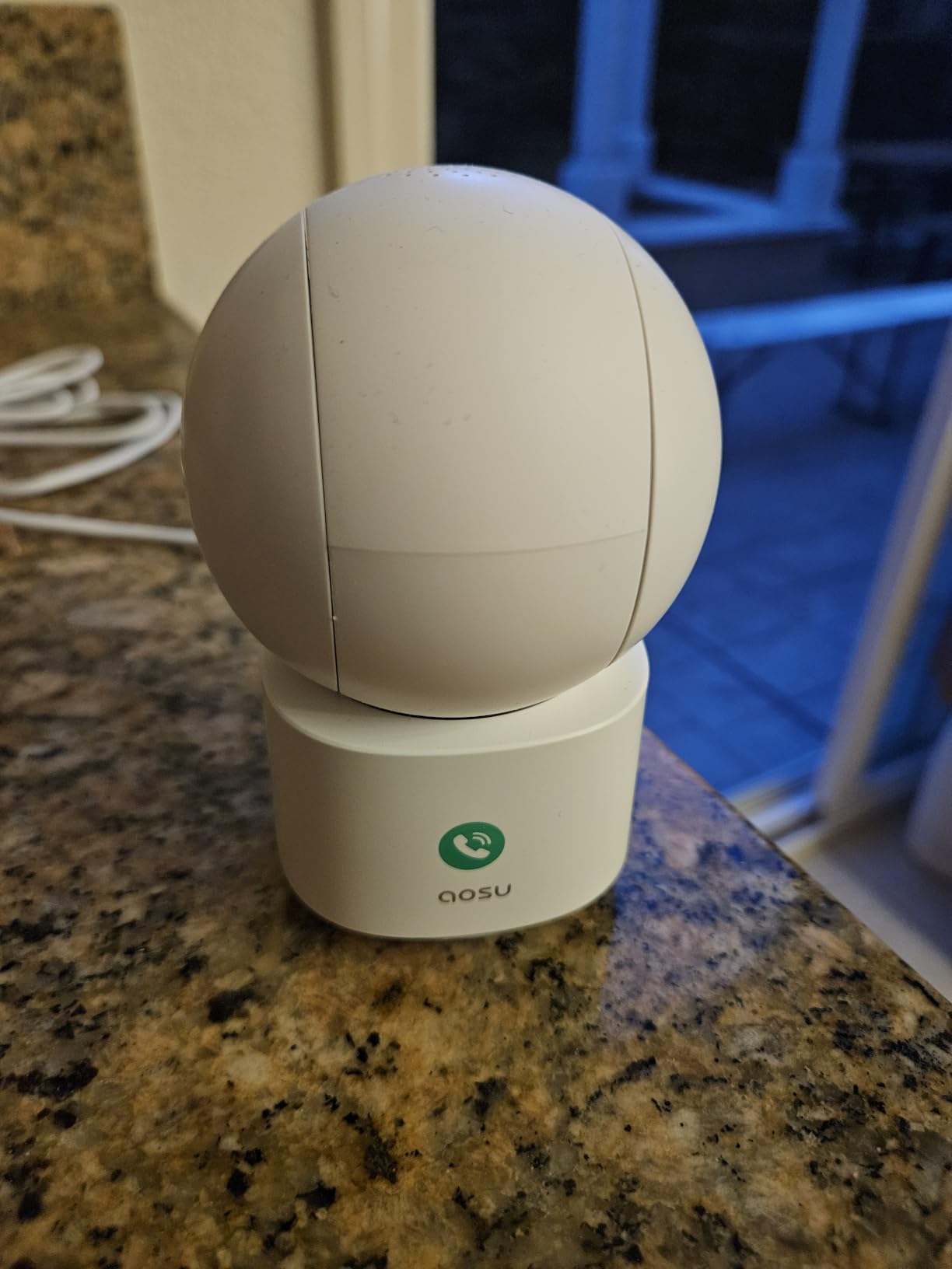 aosu 4MP Indoor Security Camera - Baby & Pet Monitoring with 5/2.4 GHz WiFi | 360 Home View, One-Touch Calls, People & Pet Detection, Smart Tracking and Notification, 2.5K Night Vision & 24/7 Recording customer photo 2