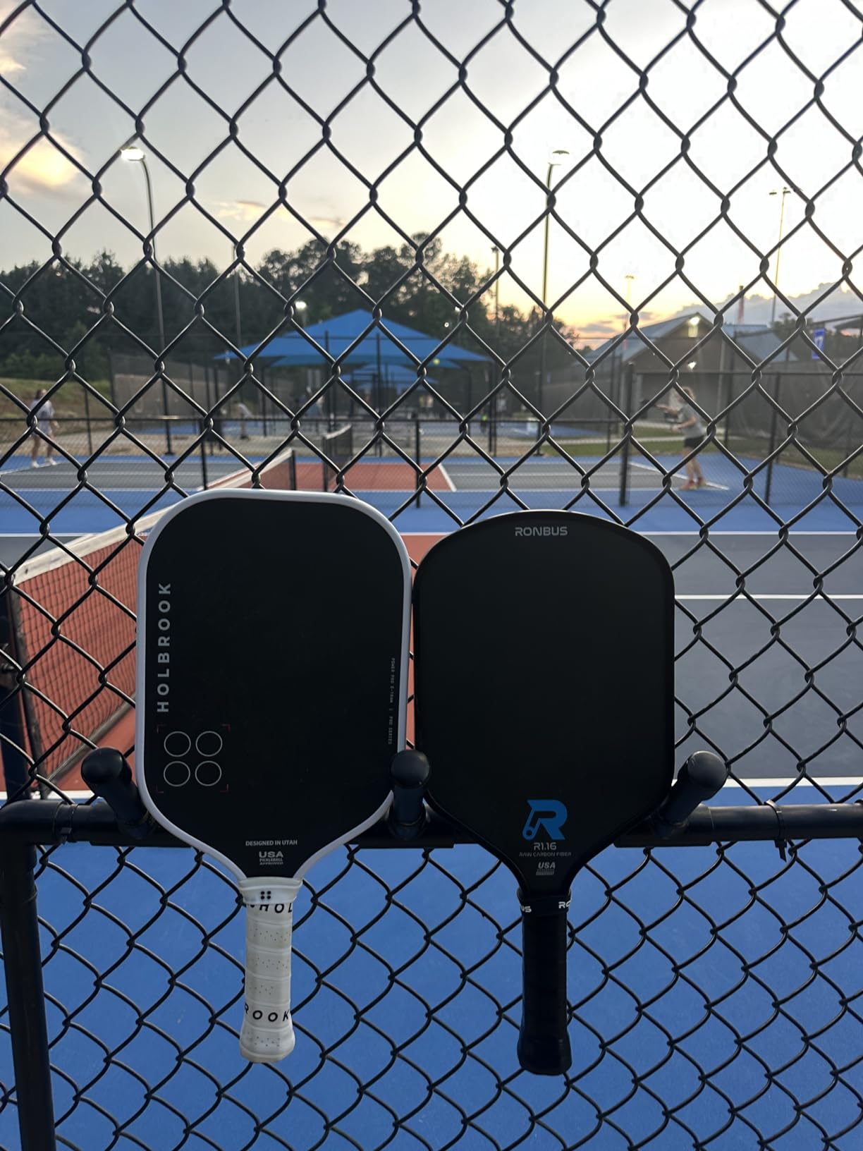Holbrook Power Pro E Elongated Pickleball Paddle: USAPA Approved, Carbon Fiber Surface, Power, Control, Spin, Edgecraft Foam Polypropylene Honeycomb Core customer photo 1