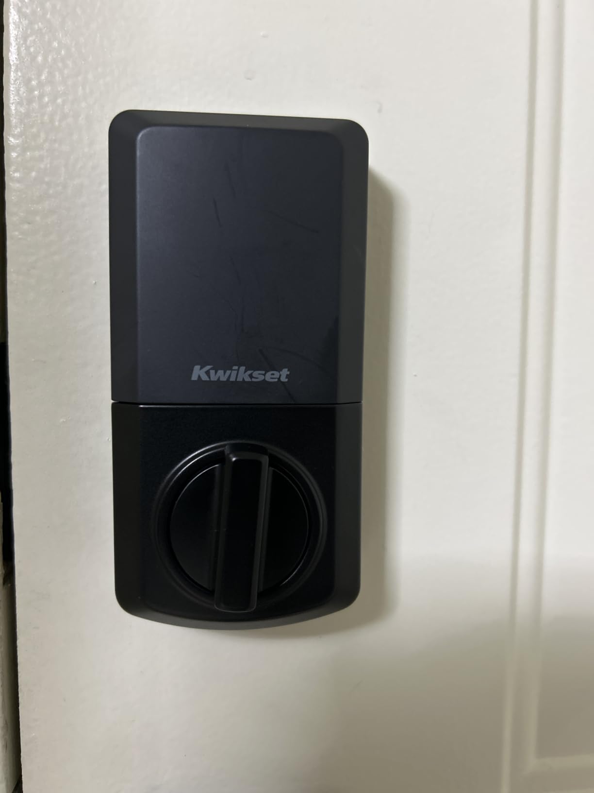 Kwikset SmartCode 260 Keyless Entry Electronic Keypad Deadbolt Door Lock with Auto-Lock, Custom User Codes, Advanced Security in Matte Black Contemporary customer photo 1