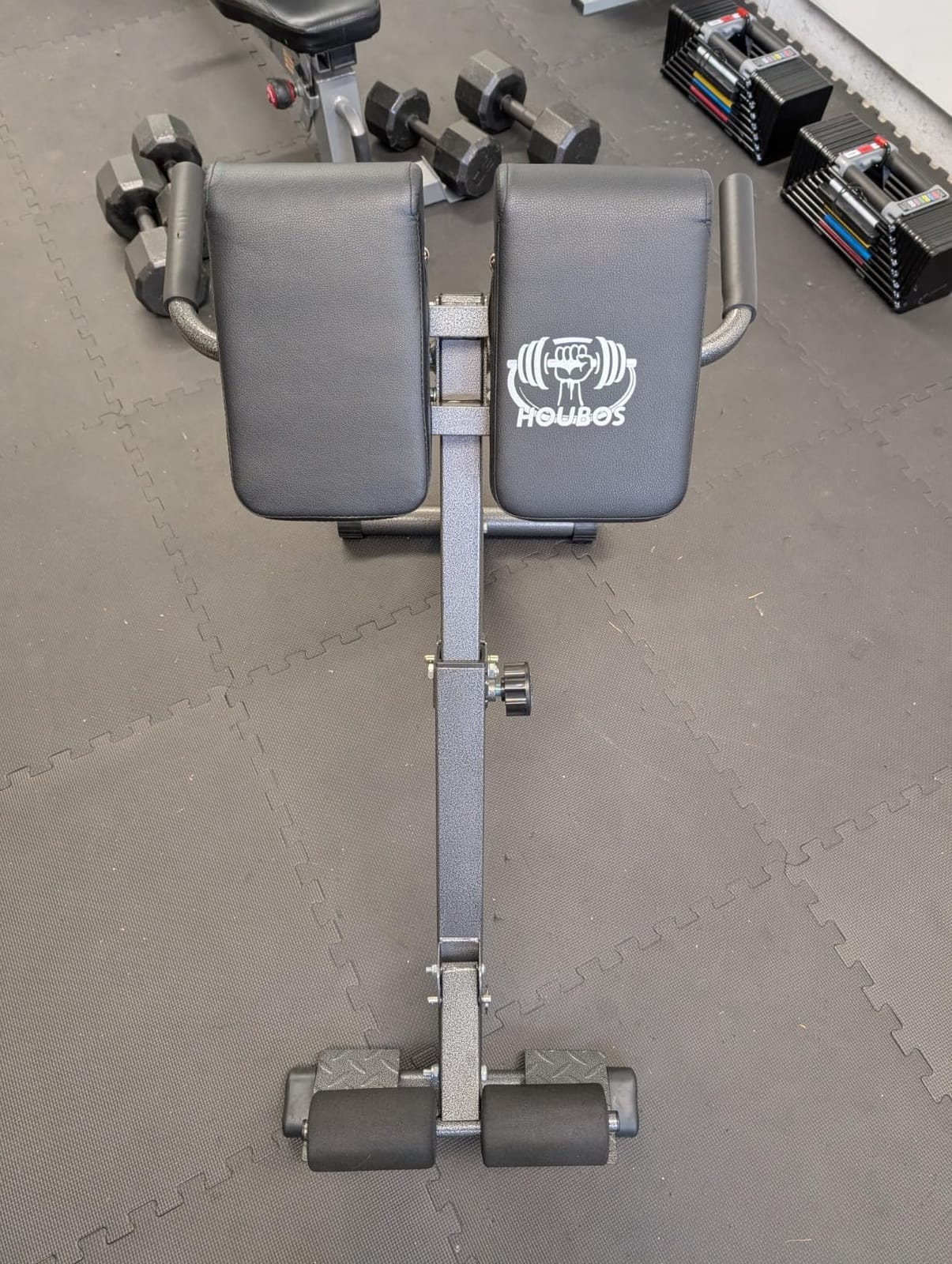 Foldable Hyperextension Roman Chair 250LBS Capacity for Home Gym customer photo 2