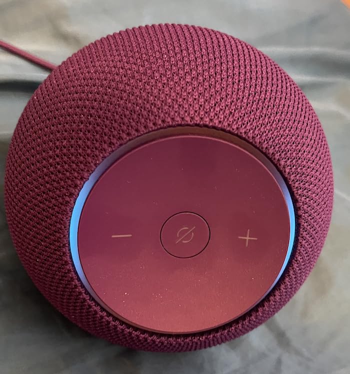 Amazon Echo Dot Max (newest model), Alexa speaker with room-filling sound and nearly 3x bass, Great for living rooms and medium-sized spaces, Designed for Alexa+, Amethyst customer photo 1