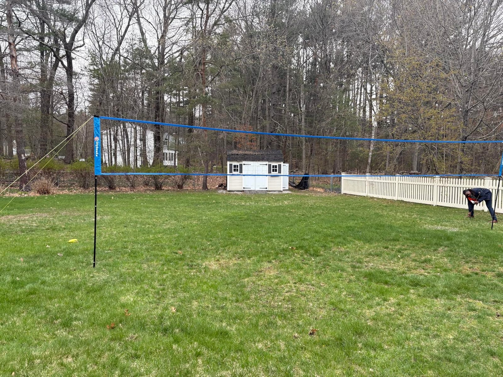 Portable Outdoor Volleyball Net Set 20FT / 32FT, 4 Adjustable Heights customer photo 2