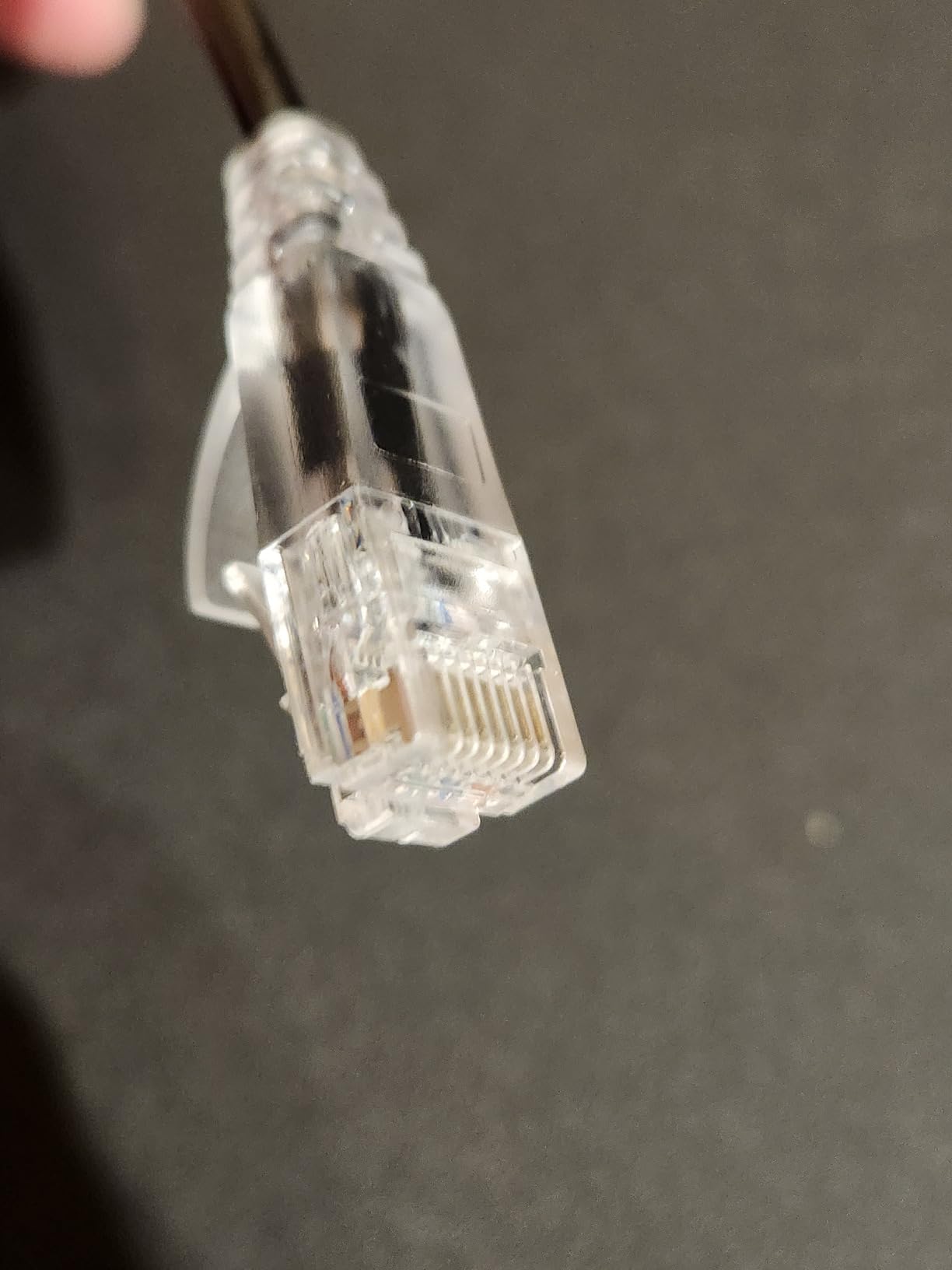 Cat6a Ethernet Cable Slim 50ft Outdoor&Indoor, 28AWG Pure Copper Cat6 Internet Cable for Waterproof & Direct Burial, Flexible Cat6 Ethernet Cable 10G 550MHZ, Cat 6 Network cable for Indoor Black customer photo 2