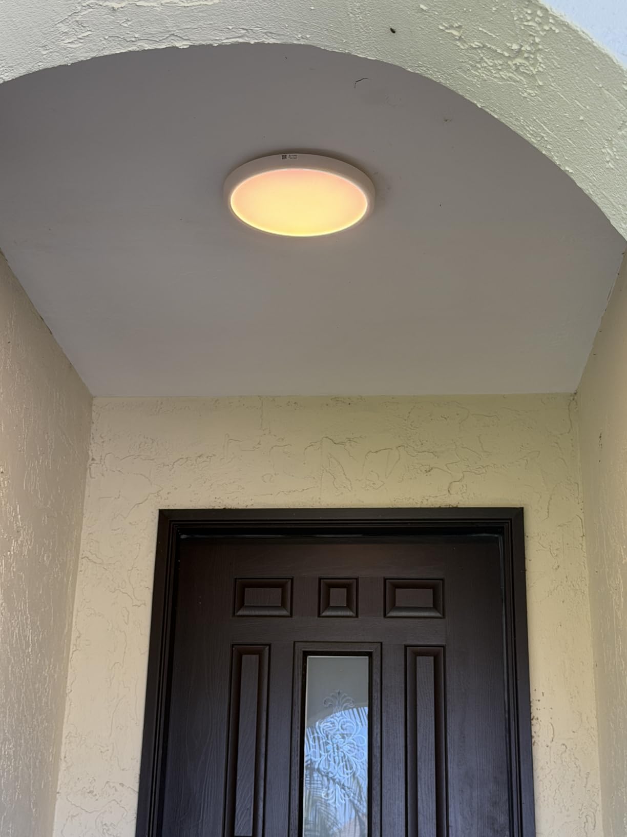 Govee Smart Ceiling Light, 2400LM RGBIC and RGBWW, 12 Inch, White 2 Packs | RGBIC and RGBWW LED Ceiling Light Fixture, DIY Colors, Works with Matter Alexa, 2700K-6500K Lights for Bedroom, Living Room customer photo 1