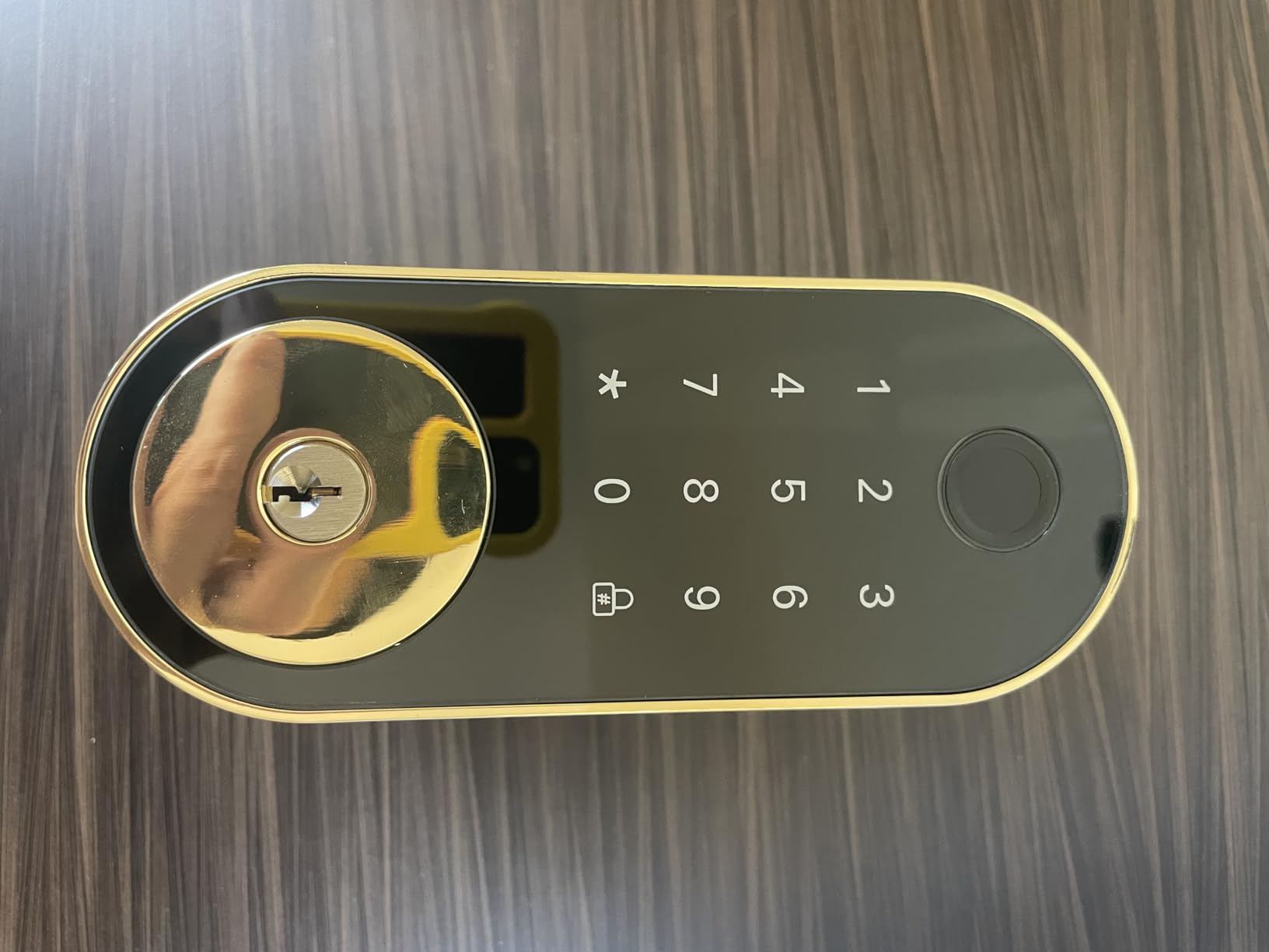 Fingerprint Smart Deadbolt with Keypad - Keyless Entry Lock for Home, Apartment, Office, Airbnb, Rental, Kids & Seniors, App & Code Access, Auto-Lock, Easy DIY Install, Compatible with Alexa & Google customer photo 1