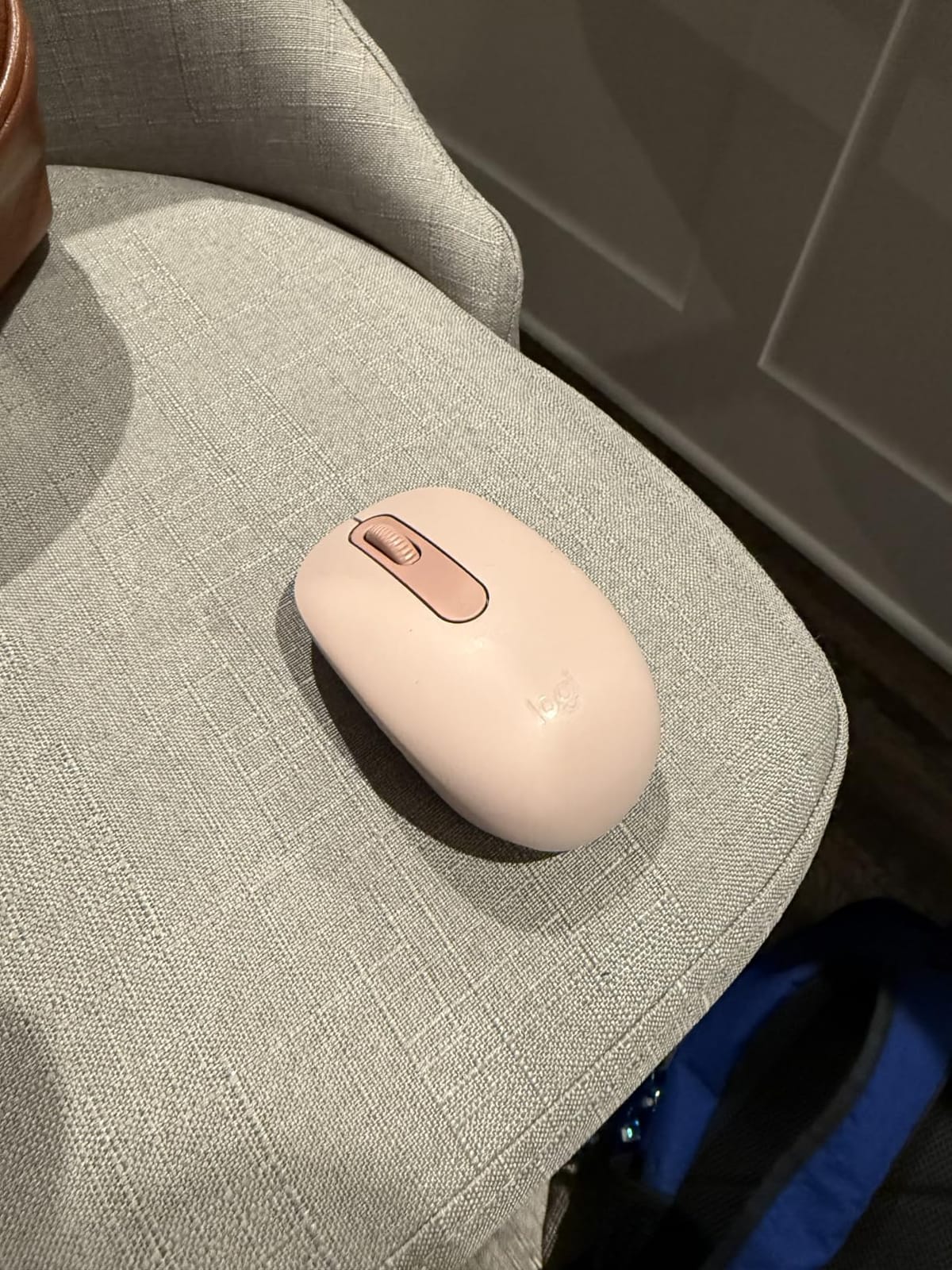 Logitech M196 Compact Ambidextrous Bluetooth Wireless Mouse - Off White customer photo 2