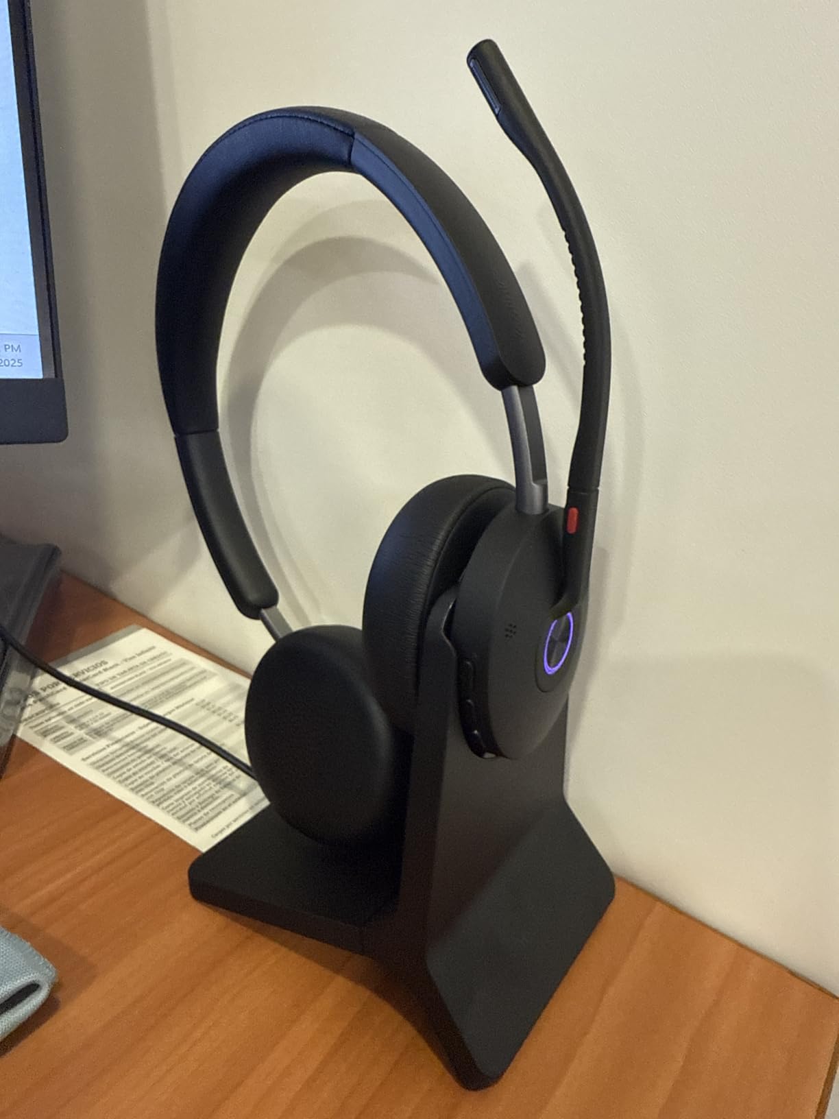 Yealink BH74 with Stand ANC Wireless Headset with Microphone for PC, Bluetooth Headset Noise Cancelling with 6 AI Mic, 32H Talk Time&Mute Button, Microsoft Teams Premium Open Office Certified for Work customer photo 2