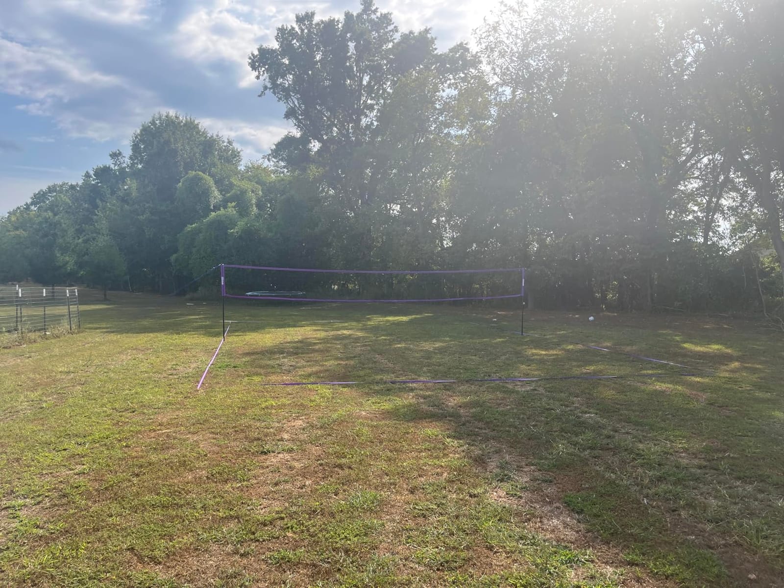 SPOYNAL 32FT Outdoor Portable Volleyball Net Set, Adjustable Height & Winch customer photo 1