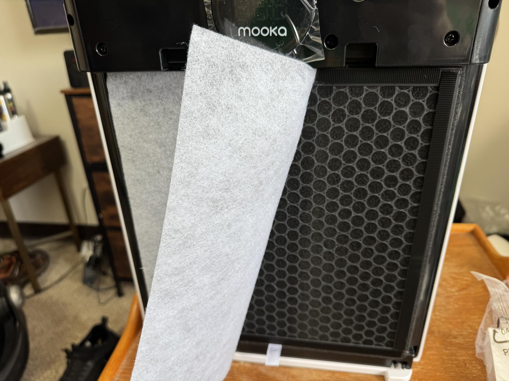 MOOKA Air Purifier for Home Large Room up to 2200 sq.ft, HEPA Filter, PM 2.5 Display Air Quality Sensor, PR1 customer photo 2