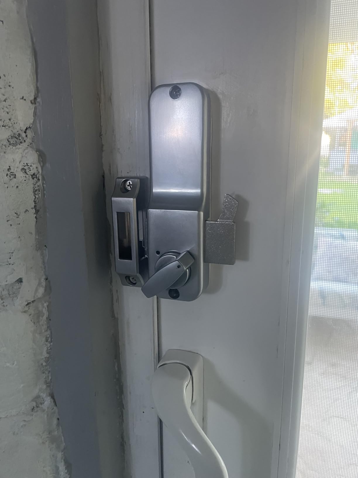 Keyless Sliding Door Lock, 1 to 11 Digits Mechanical Combination Lock, 10-60mm Sliding Door Keypad Lock, Keypad Deadbolt Door Lock for Kitchen Office Balcony customer photo 1