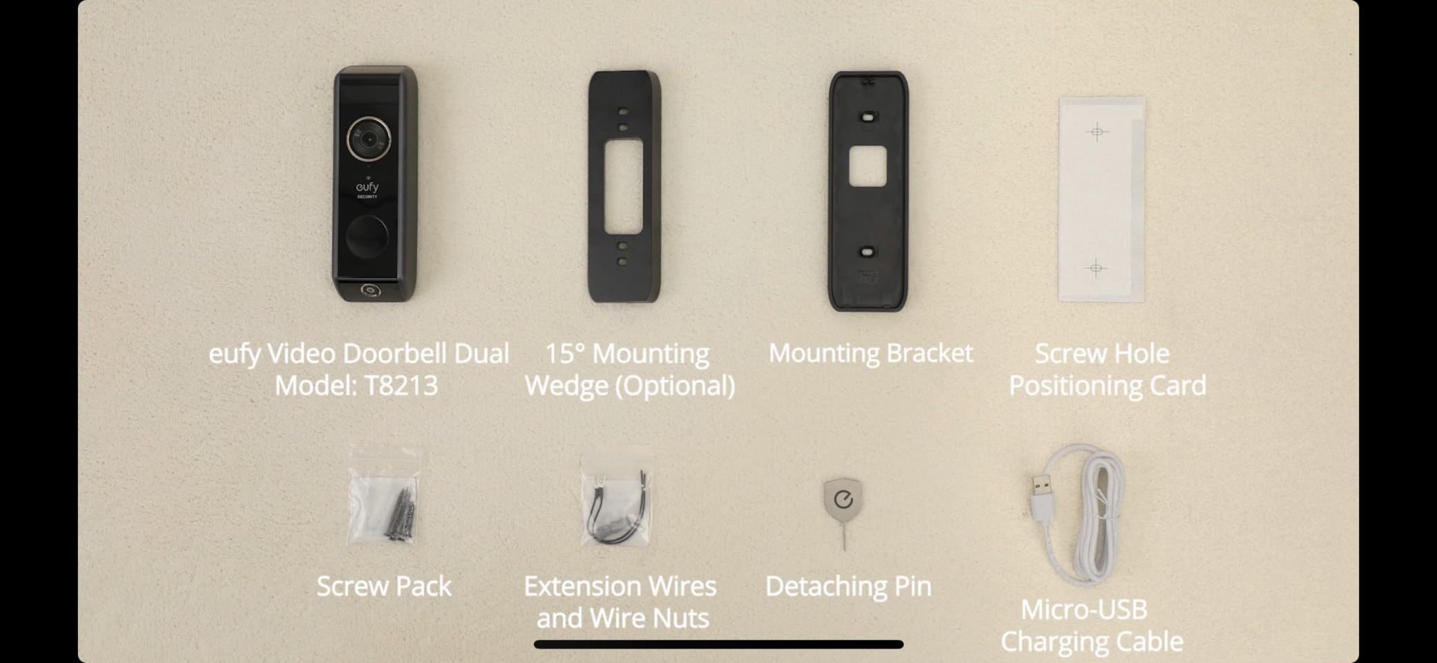 eufy Security Video Doorbell E340 Kit with Battery, 2K FHD, Built-in 8GB | No subscription, head-to-toe view, two-way talk, Delivery Guard, AI motion detection, rechargeable battery customer photo 1