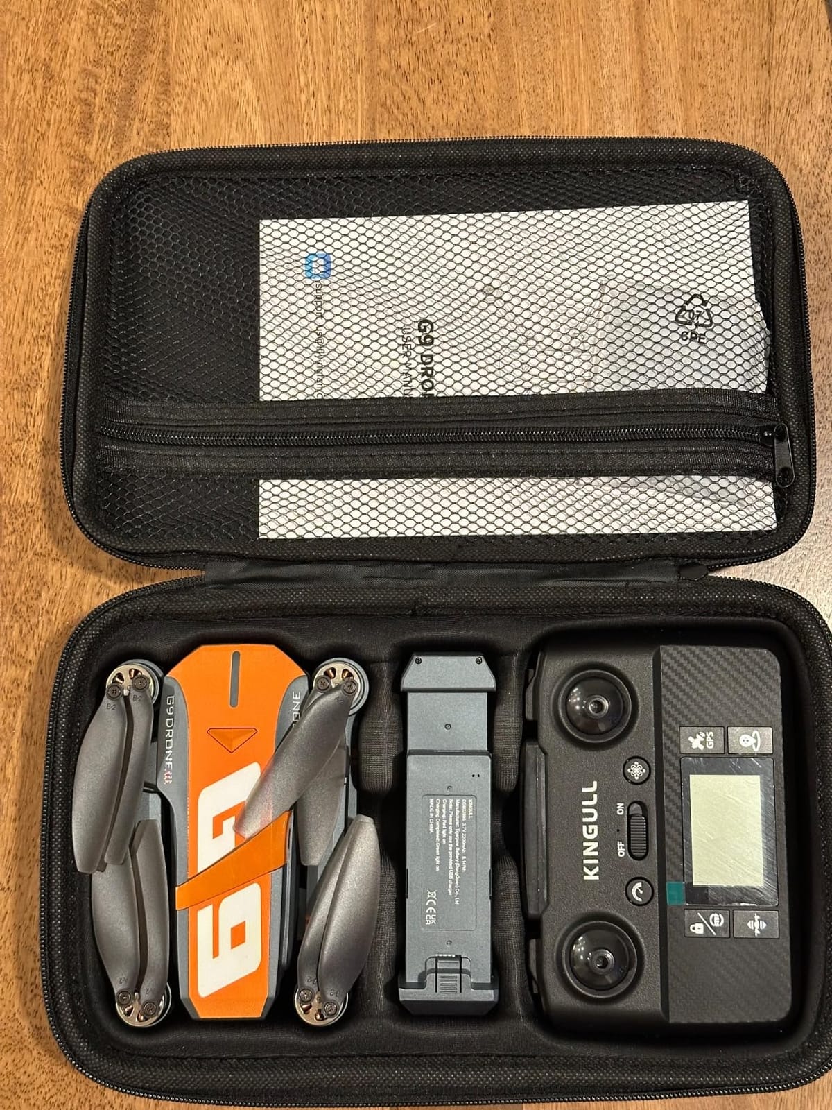 GPS Drones with 4K Camera for Adults with Brushless Motor and Follow Me Mode,Long Flight Time and Distance,5G FPV Transmission and Auto Return,G9 Foldable RC Quadcopter for Beginner,Under249g (Dark gray) customer photo 2