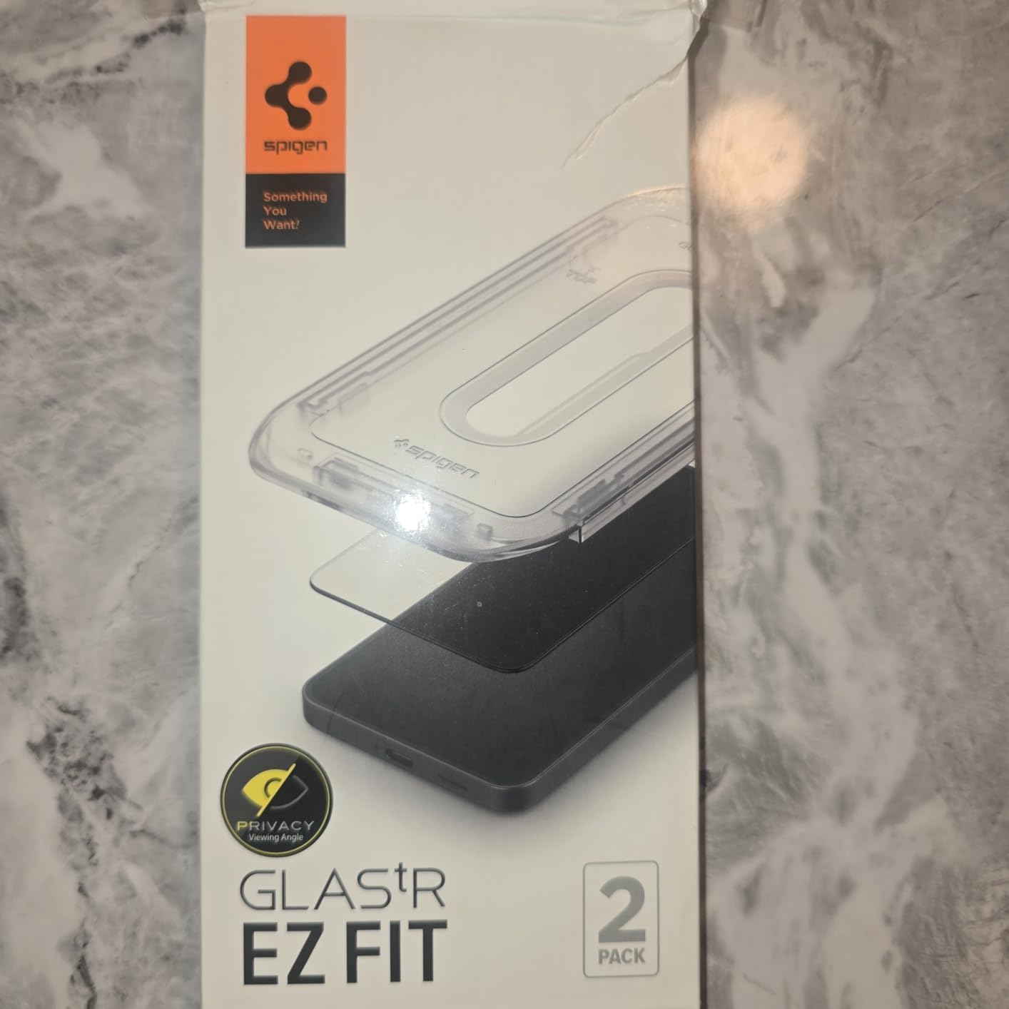 Spigen GlasTR EZ FIT Privacy Screen Protector for Galaxy S25 Ultra customer photo 1