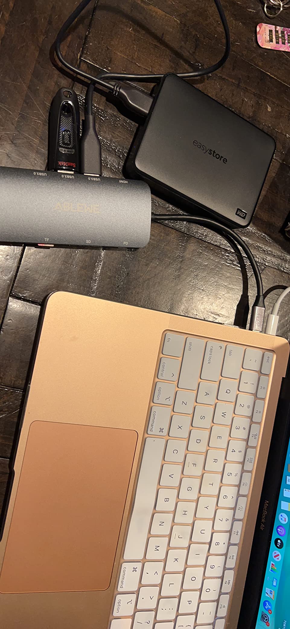 ABLEWE USB C Hub Ethernet 8-in-1, Multiport USB C to HDMI Hub, 4K@60Hz, 1000Mbps, 100W PD, 3 USB 3.0 Ports, Docking Station Compatible with MacBook Pro/Air, Tablet, Phone, Type C Devices customer photo 2
