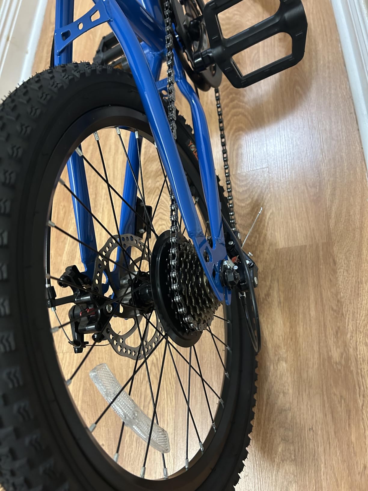 DEYGIA 20/24 Inch Kids Mountain Bike, Kids Bike 7 Speeds, Bikes for Kids 6-14, Girls Boys Bike with Suspension Fork, Dual-Disc Brake, Anti-Slip Butyl Tires, Multi Color customer photo 2