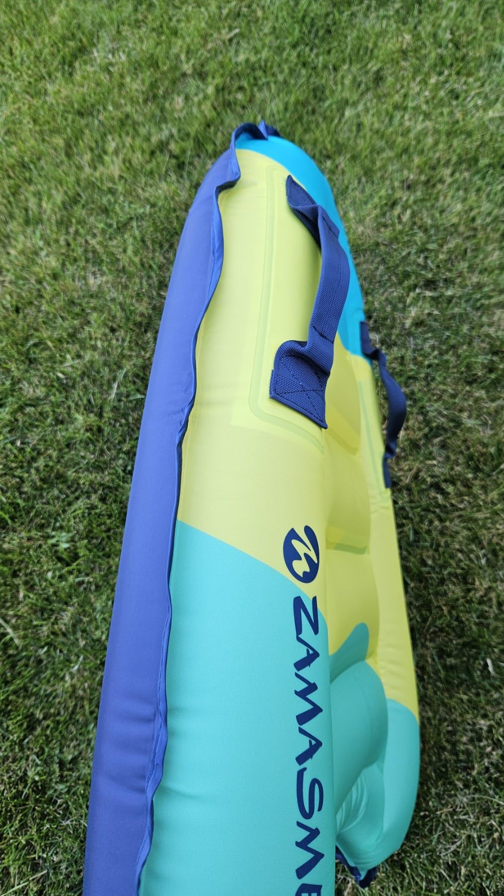 Premium Kids Inflatable Boogie Board Lightweight Swimming Floating Surfboard for Beach & Pool Fun Durable Inflatable Surf Body Board for Wave Riding Summer Pool Floats & Beach Toys customer photo 2