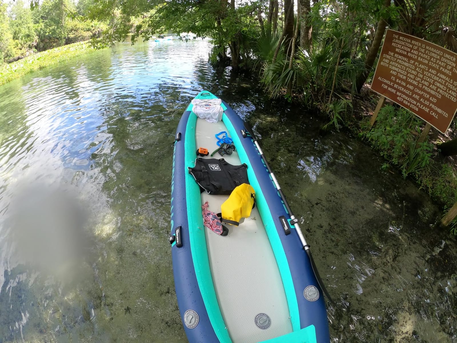 TIGERXBANG 13.8'x37.8''x9.4'' Inflatable 2 Person Kayak, Touring Boat for Adults/Youth, Kayak Set with Removable Seat, Double Paddles, Foot Pedals, Hand Pump and Multifunctional Accessories customer photo 2