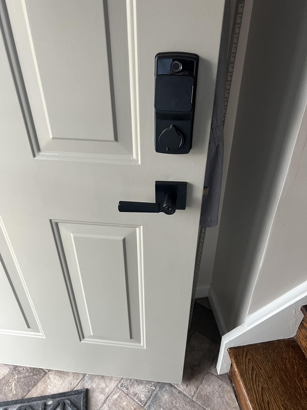 Lockly Secure Pro Wi-Fi Deadbolt Smart Lock Latest Version with Fingerprint | Keyless Entry Door Lock, PIN Genie Keypad, APP Remote Control, Alexa & Google Assistant Compatible, IP65, Zinc Alloy customer photo 1