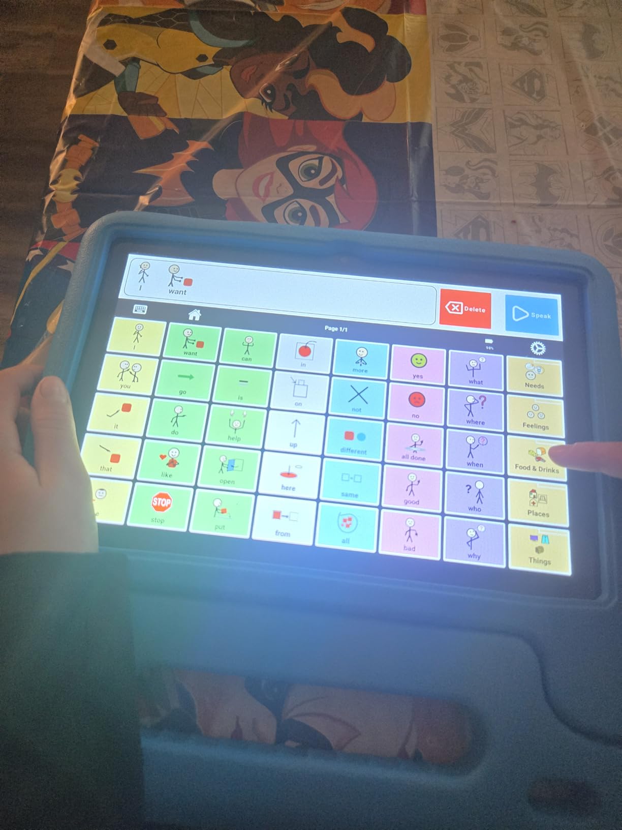 TalkingTiles AAC Device for Autism and Speech Therapy - Communication Tablet for Nonverbal, Speech Delay, and Non-Speaking Talker Tool - Alternative to PECS Cards and Speller Board customer photo 2