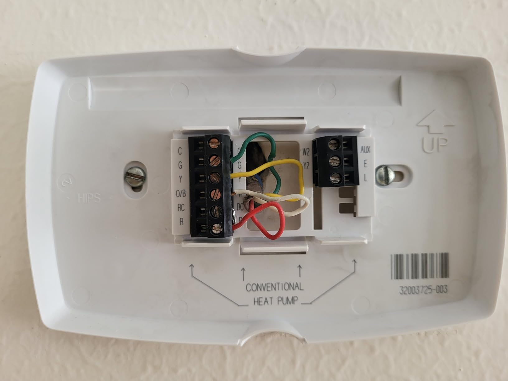 Honeywell Home X2P Programmable Thermostat, White | Conventional/Heat Pump Compatibility, Flexible Schedule, RTH22B customer photo 2