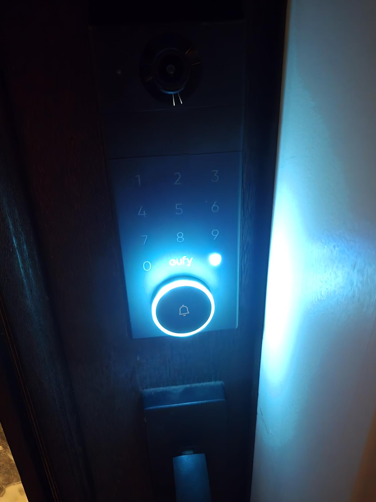 eufy Security Smart Lock FamiLock S3 Max with Palm Vein Recognition | Internal Video Screen, BHMA Grade 1, Keyless Entry Front Door Lock, WiFi Deadbolt+2K HD Doorbell Camera, 16GB Built-in Storage customer photo 2