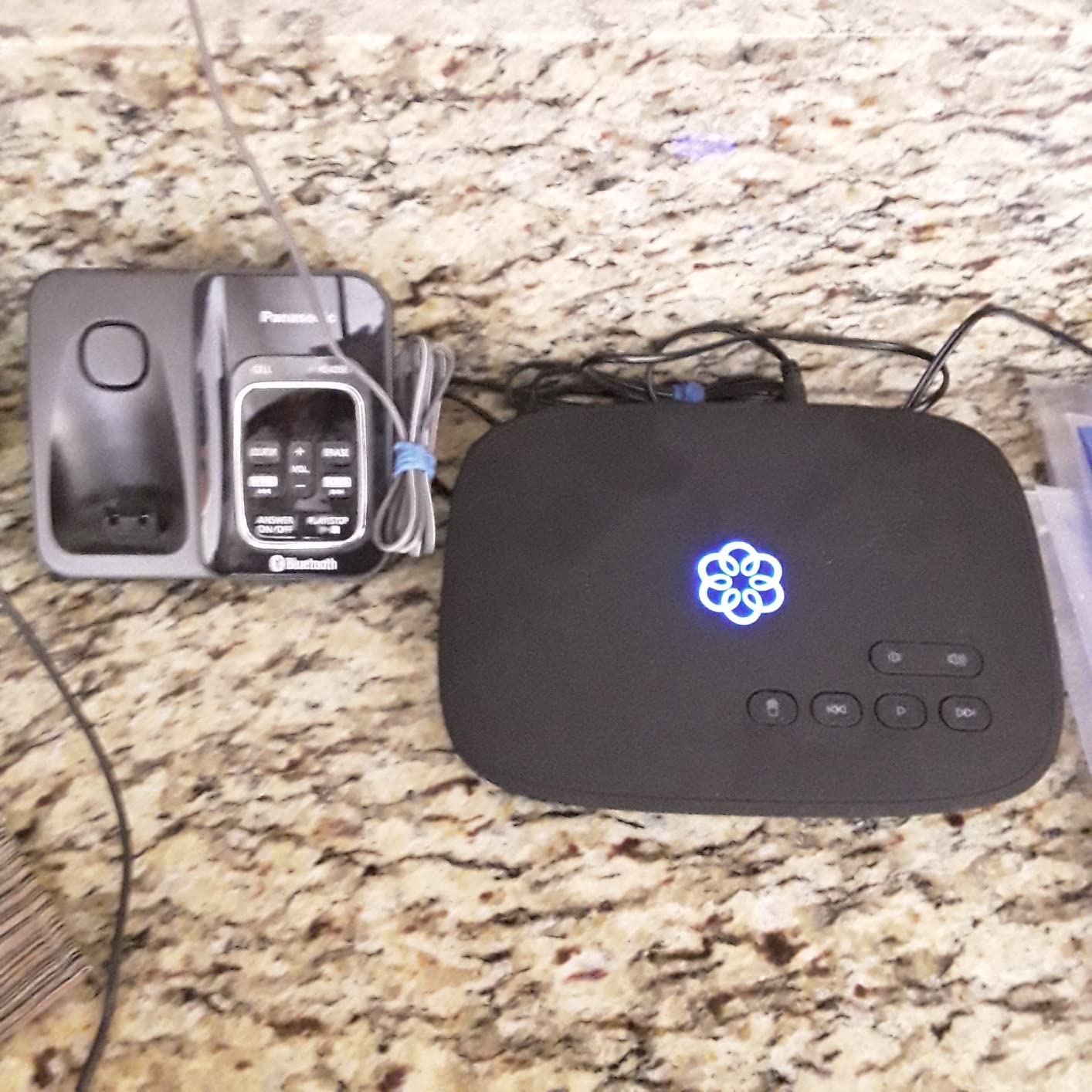 Ooma Telo Air and Handset. Free Internet Home Phone Service Wi-Fi Connectivity. Affordable landline Replacement. Unlimited Nationwide Calling. Mobile app. Low International Rates. Blocks robocalls. customer photo 1