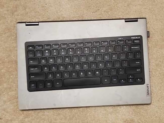 Macally Compact Wireless Keyboard - 2.4 Small Keyboard for Laptop, Desktop PC, Surface, Chromebook, Notebook, Slim Mini Key board with 2.4G Wireless USB - Portable, Ready for Travel without Number Pad customer photo 1