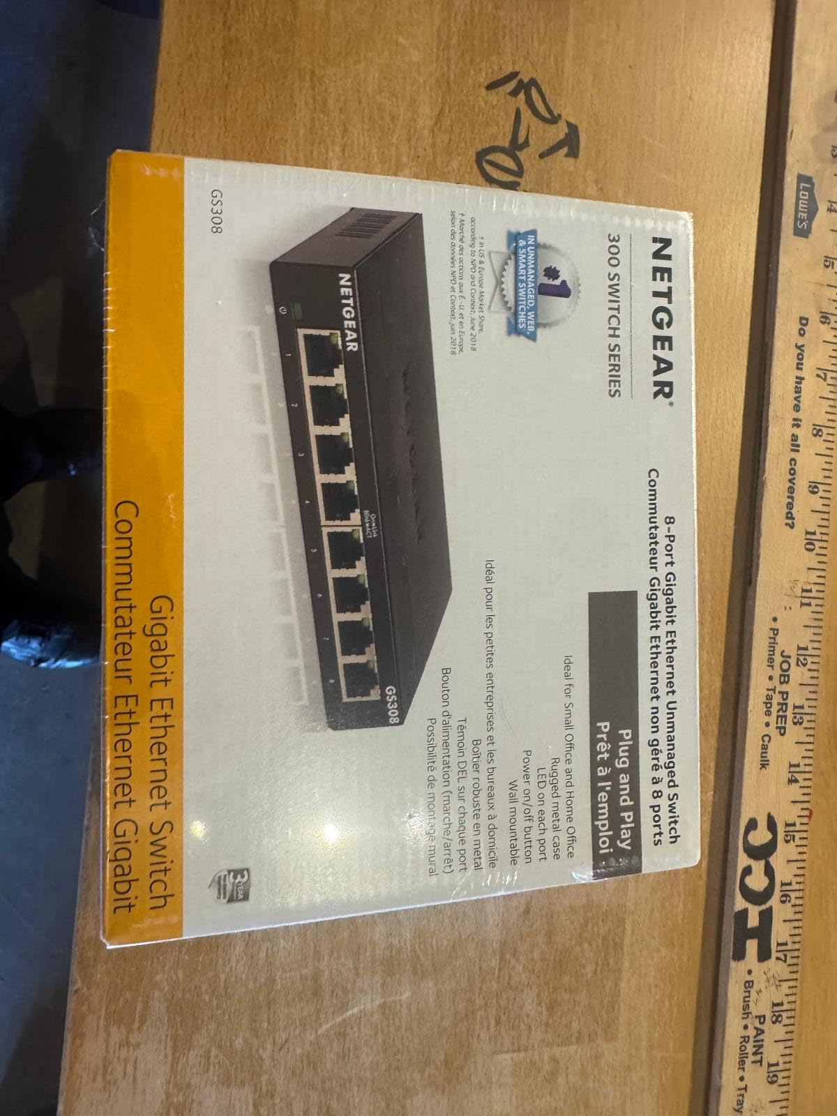 NETGEAR 16-Port Gigabit Ethernet Unmanaged Network Switch (GS316v3) | Essentials Model, Plug-and-Play, Fanless Silent Metal Housing, Desktop or Wall Mount, 802.1p QoS & 9K Jumbo Frame Support customer photo 1