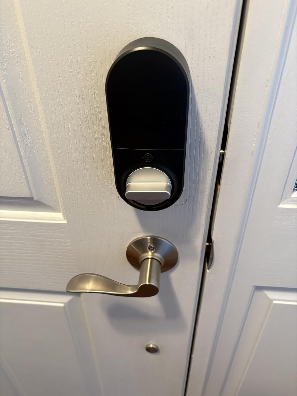 Fingerprint Smart Deadbolt with Keypad - Keyless Entry Lock for Home, Apartment, Office, Airbnb, Rental, Kids & Seniors, App & Code Access, Auto-Lock, Easy DIY Install, Compatible with Alexa & Google customer photo 2