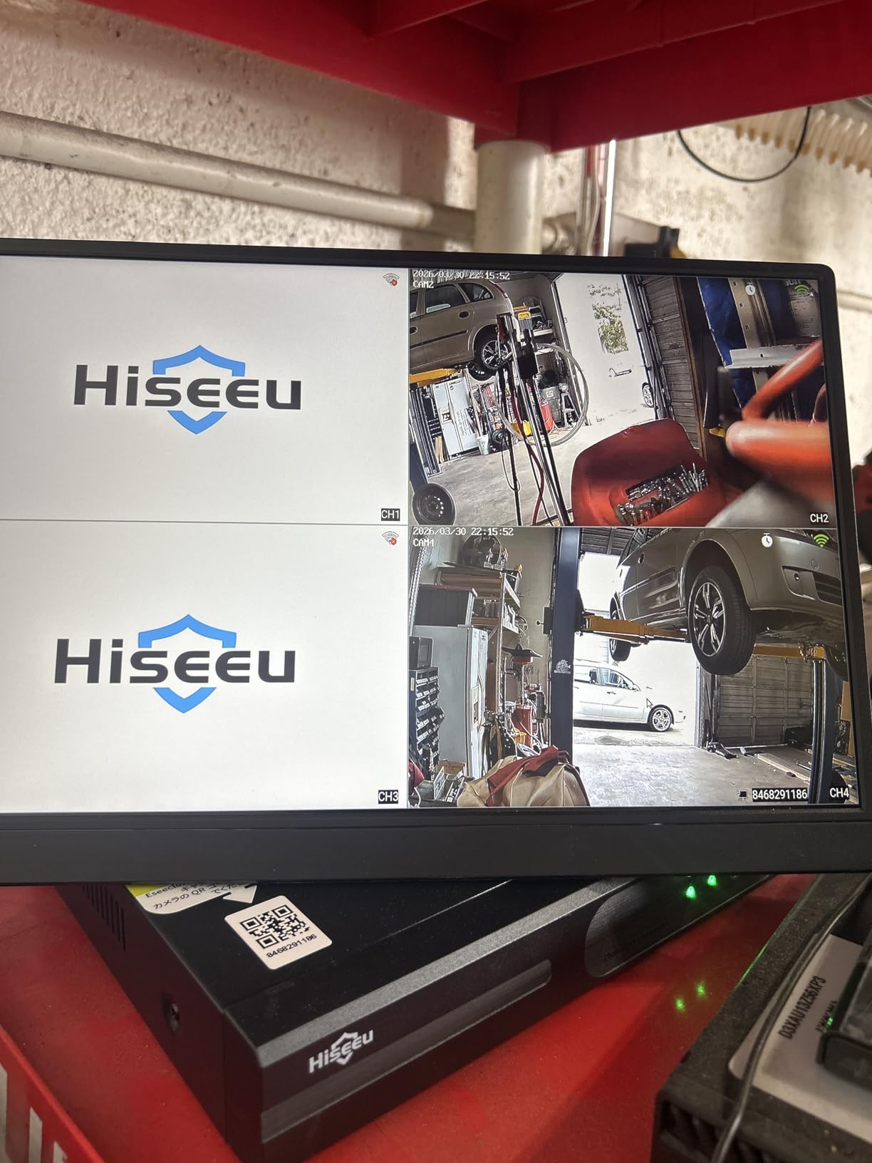 Hiseeu [24/7 Recording Home Security Camera System, No Subscription, 4K NVR with 3MP Corded Plug-in Powered Outdoor Bullet Cameras, 2.4G/5G Wireless WiFi Connection, 1TB HDD, Night Vision, IP65 customer photo 2