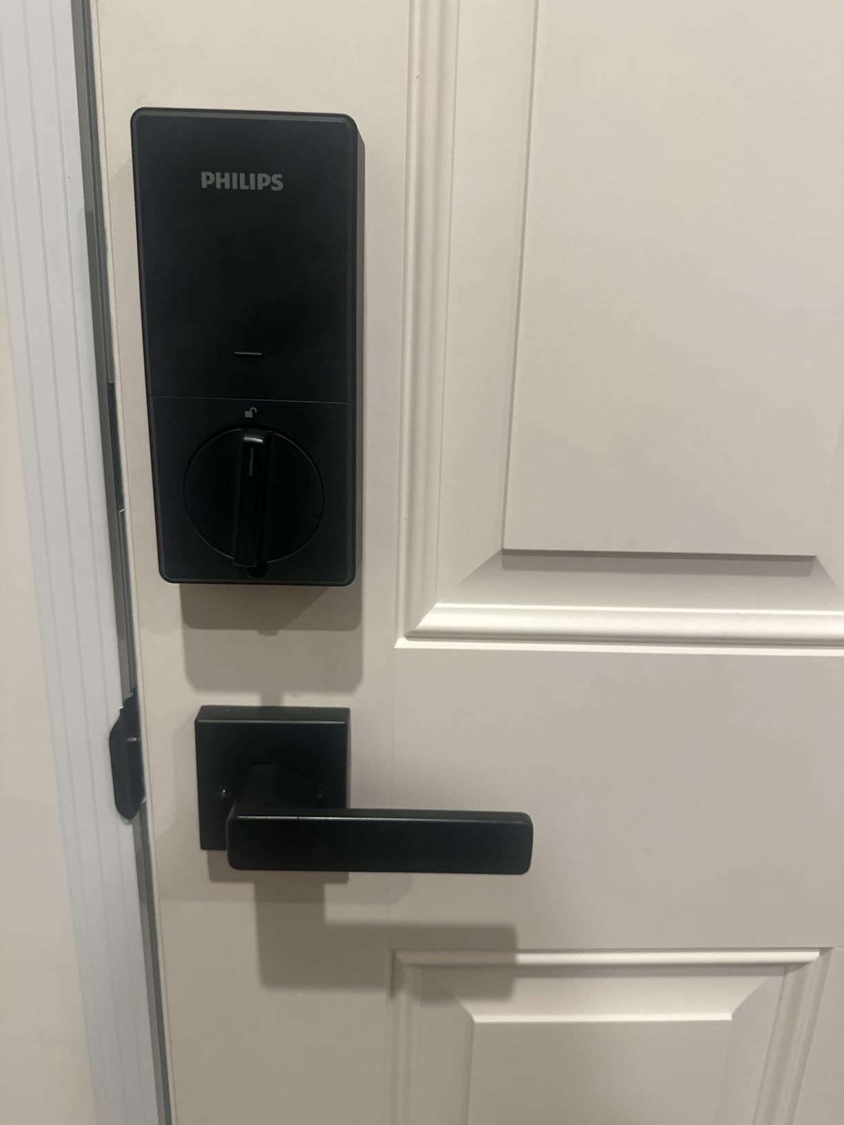 Philips WiFi Keypad Door Lock with Handle, Built-in WiFi, APP Remote Control, Voice & Fingerprint Unlock, Smart Locks for Front Door with Auto Lock, Digital Front Door Lock Set, Keyless Entry Deadbolt customer photo 2