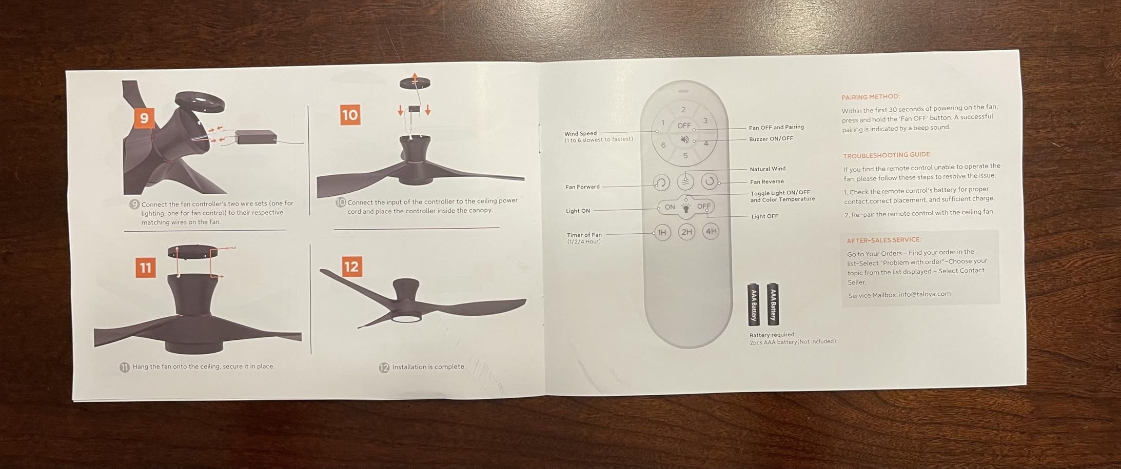 TALOYA 52 inch Smart Ceiling Fan,Low Profile Ceiling Fan with Light and Remote/App Control,Flush Mount, Quiet Reversible Motor for Living Room Bedroom Patio White customer photo 1