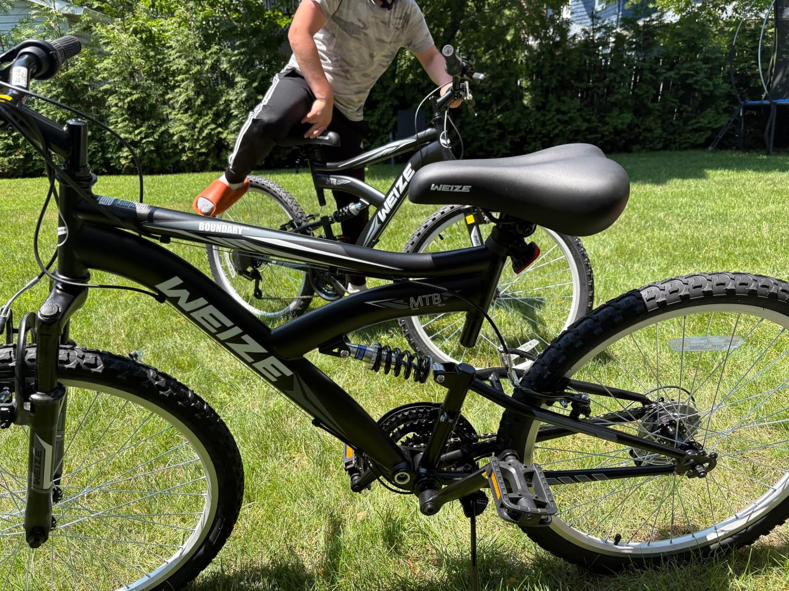 WEIZE Kids Mountain Bike 20 24 Inch Teen Bicycle Youth Boy Girl Rider MTB customer photo 2