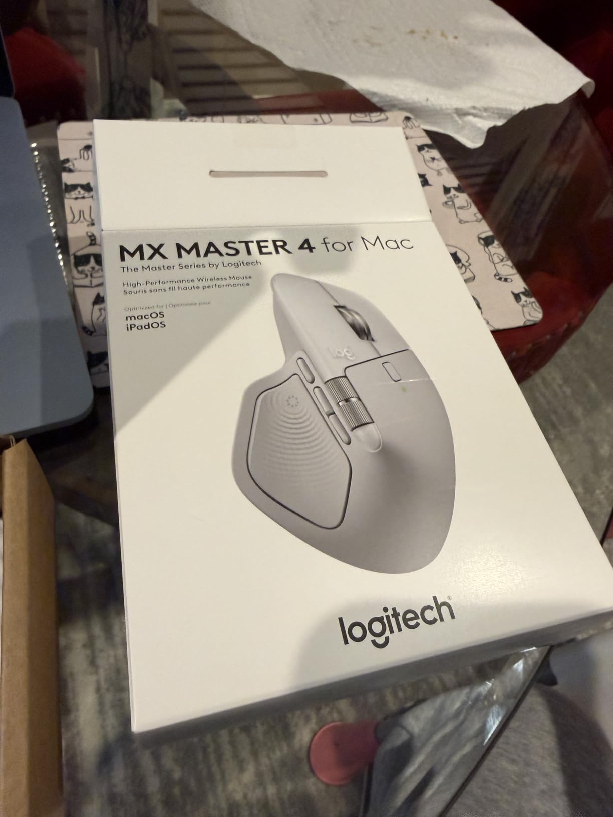 Logitech MX Master 4 for Mac, Ergonomic Bluetooth Mouse with Advanced Performance Haptic Feedback, Ultra-Fast Scrolling, USB-C Charging, MacOS, iPadOS, Windows - Space Black customer photo 1
