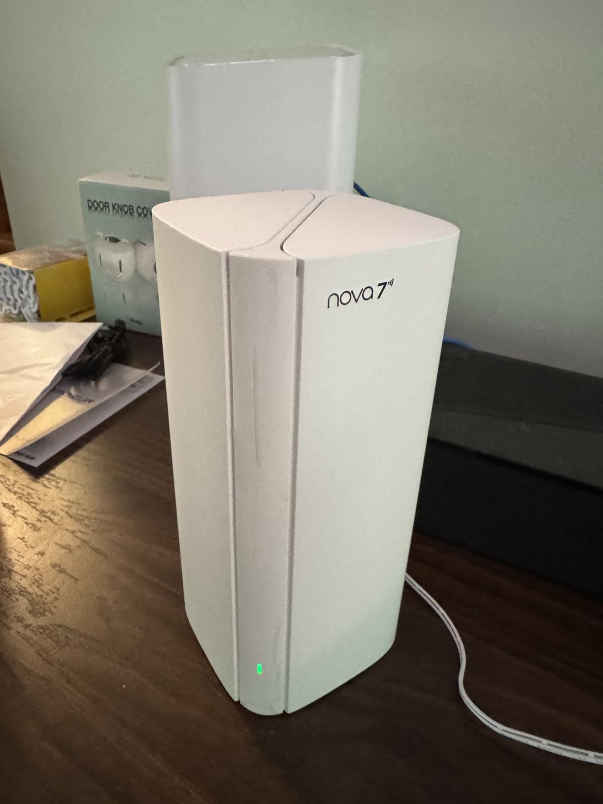 Tenda WiFi 7 Mesh System BE3600 – Dual Band Mesh WiFi System for Home, Seamless Mesh Network with 3 Gigabit Ports, Supports 160+ Devices, MLO, VPN, 4K QAM, ME3 Pro (1-Pack) customer photo 1