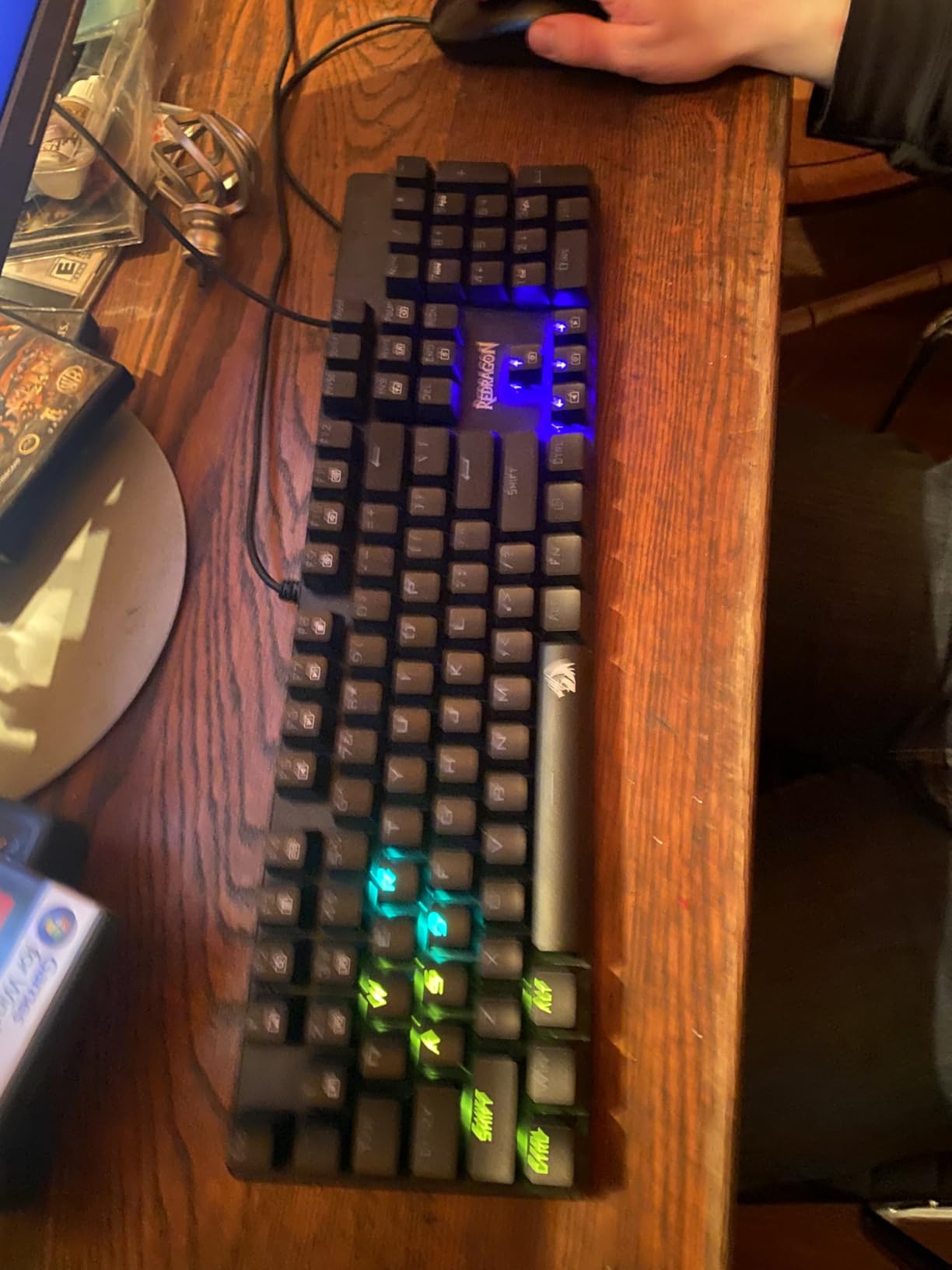 Redragon K671KS Wireless Mechanical Gaming Keyboard, Tri Mode BT/2.4G/USB-C Hot Swappable Custom Keyboard, RGB Backlit Computer Gaming Keyboards, PBT Keycaps, Programmable for PC/Tablet/MAC customer photo 1