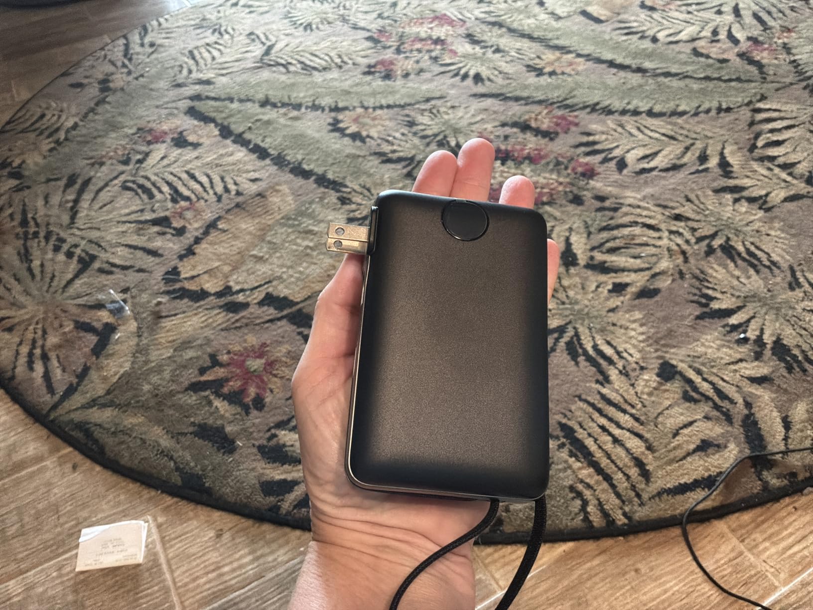 Portable Charger Power Bank 50000mAh Massive Capacity with Wall Plug Black | Built-in USB-C & iOS Cables, 22.5W Fast Charging Battery Pack with LED Display, Travel Essential for Camping, iPhone/Samsung customer photo 1