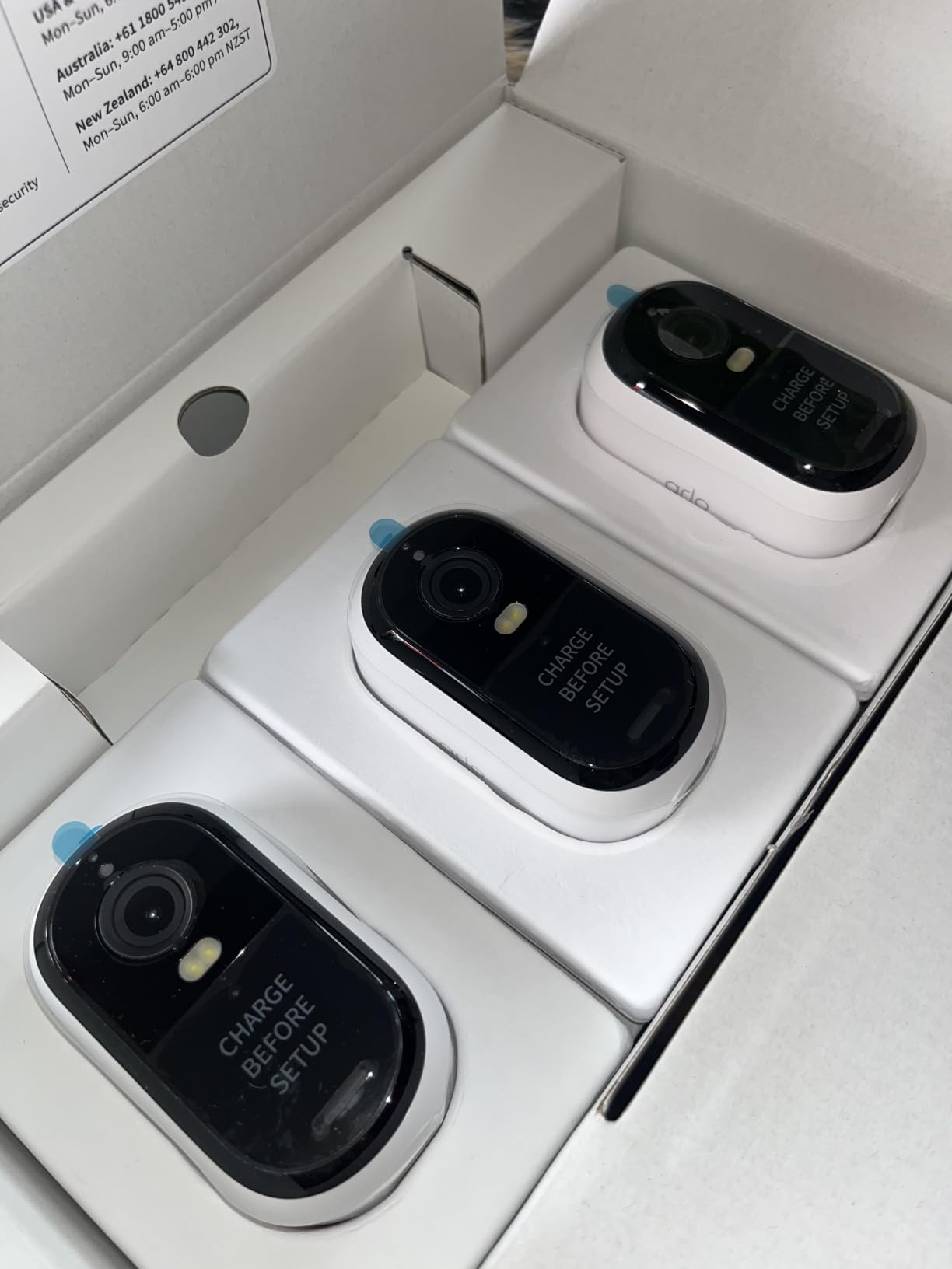 Security Cameras Wireless Outdoor - Arlo Essential Battery 2K (3rd Gen, Latest Version), Color Night Vision, Two-Way Audio, Home Security, Person/Package/Vehicle/Animal Detection, White - 3-Pack customer photo 1