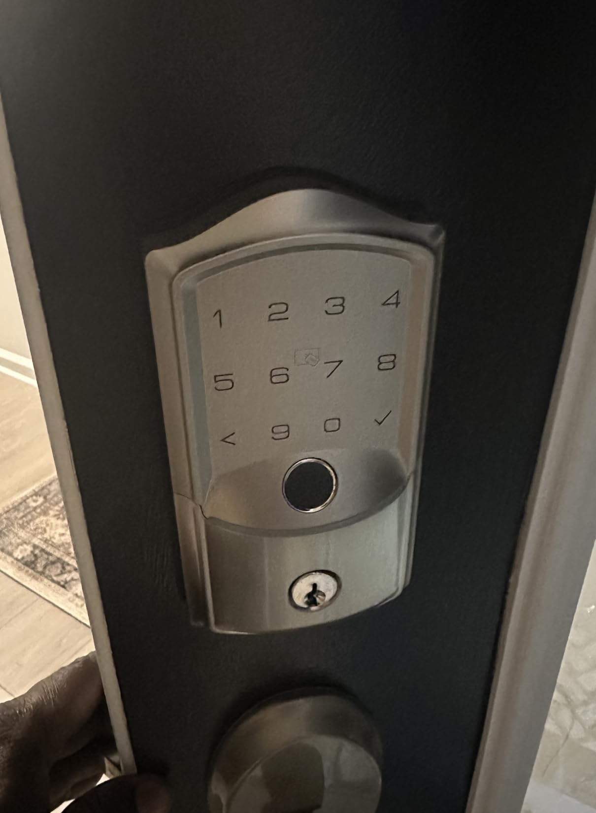 Veise VE027 WiFi Smart Lock Fingerprint Keyless Entry Deadbolt Satin Nickel customer photo 1