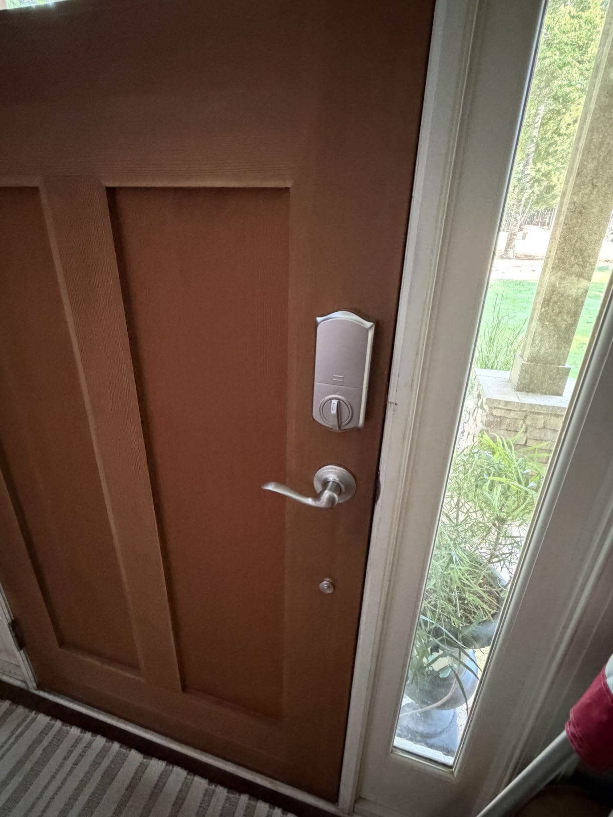 Veise VE027 WiFi Smart Lock Fingerprint Keyless Entry Deadbolt Satin Nickel customer photo 2