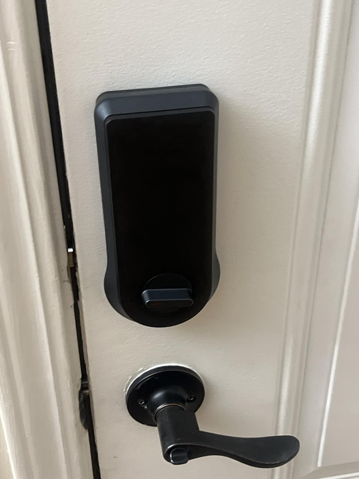 Lockin Veno Smart Lock, Dual Batteries, Palm Vein Keyless Entry | Dual Swappable Batteries, 14-Month Extended Power, Palm Vein and Fingerprint Keyless Entry, Built-in WiFi, Doorbell customer photo 2