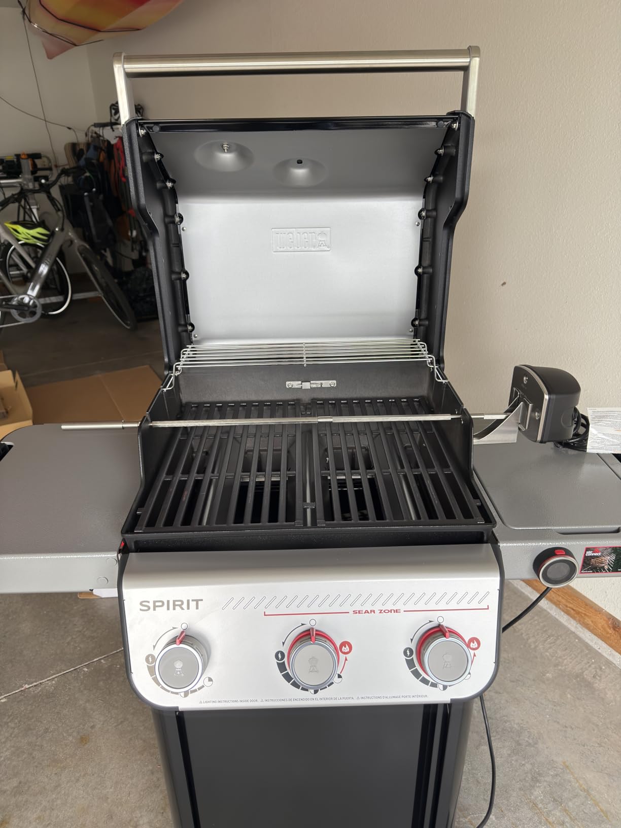 Weber Spirit EX-325 Smart Gas Grill, Propane, 3 Burners, Wi-Fi Enabled, Sear Zone with Boost Burners, Porcelain-Enameled Cast-Iron Grates, Weber Works customer photo 2