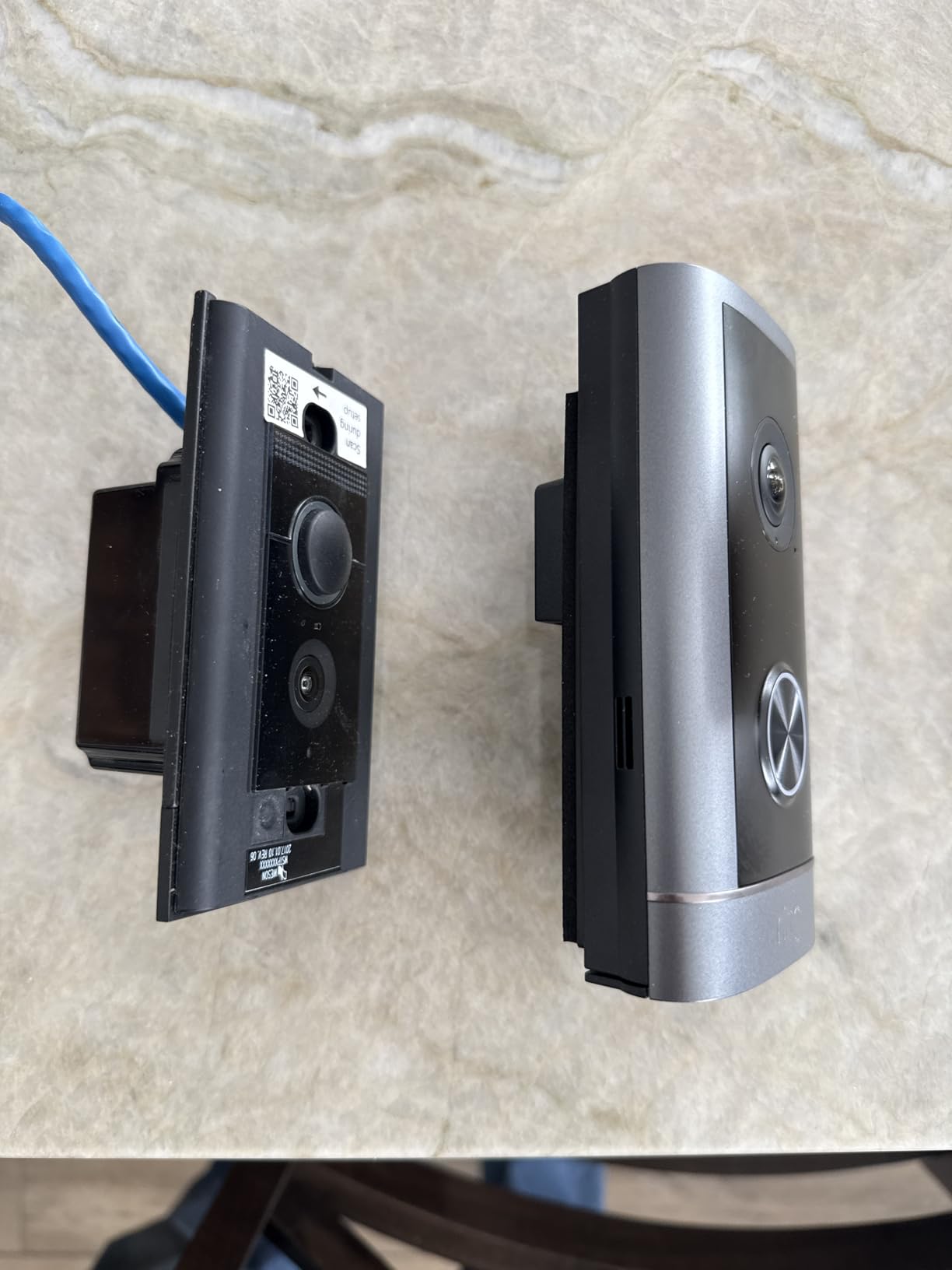 Ring Wired Doorbell 4K Elite (newest model), Native Power over Ethernet, Retinal 4K with wide-angle video, Remote Gate Access, 10x Enhanced Zoom, and Night Vision, Deep Silver customer photo 1