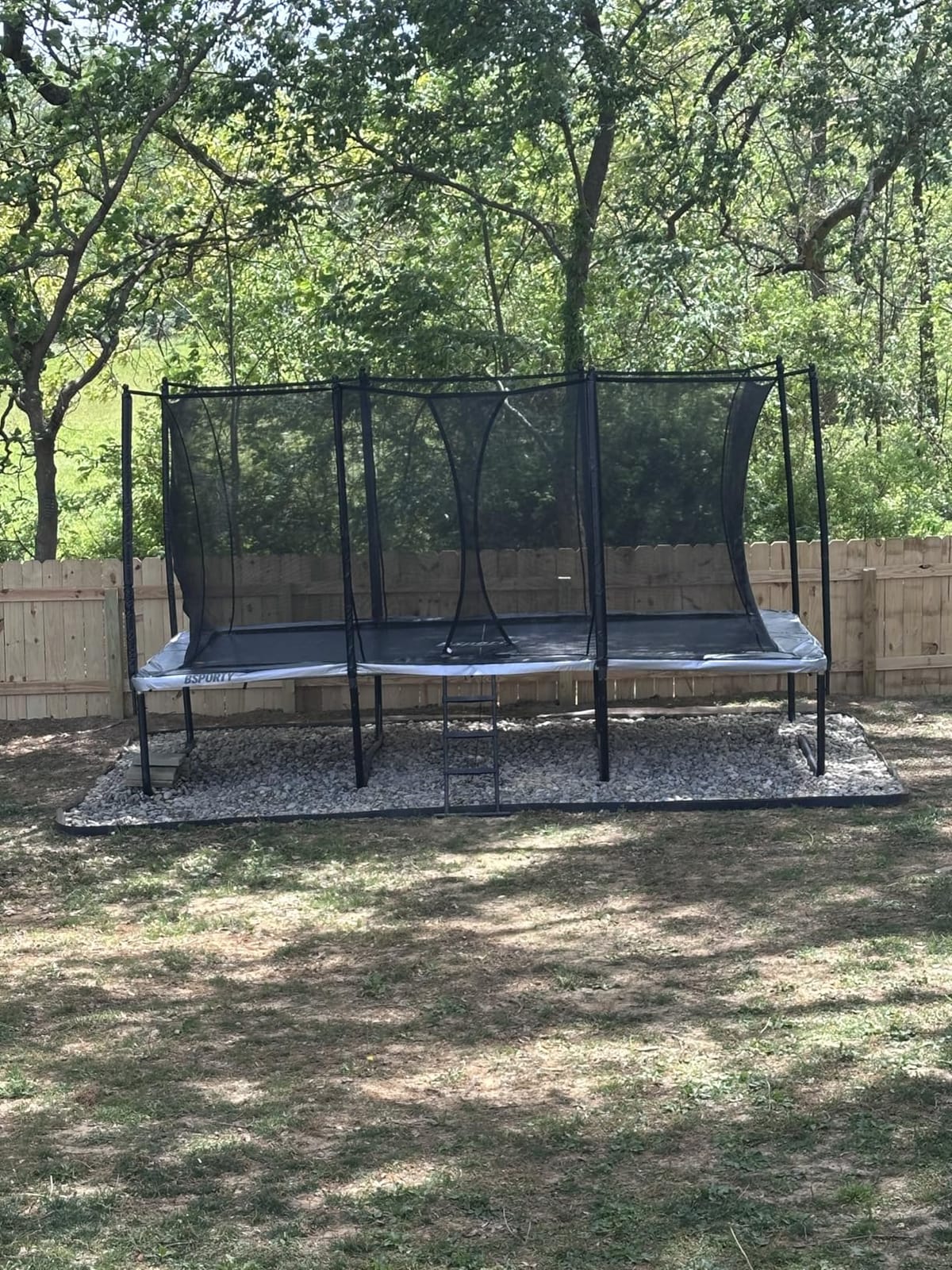Air Rectangle Trampoline 8X14FT 1800LBS Weight Capacity Outdoor Square Gymnastics Heavy-DutyTrampolines with Net Enclosure for Kids Adults customer photo 1