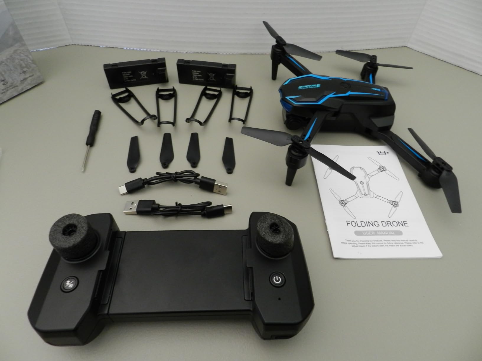 2K HD FPV Drone with Camera for Adults - Altitude Hold, One-Key Takeoff/Landing, 3 Speed Modes, Headless Mode, 2 Batteries, Foldable & Portable, Best Gifts for Beginners, Teen Boys & Girls customer photo 1